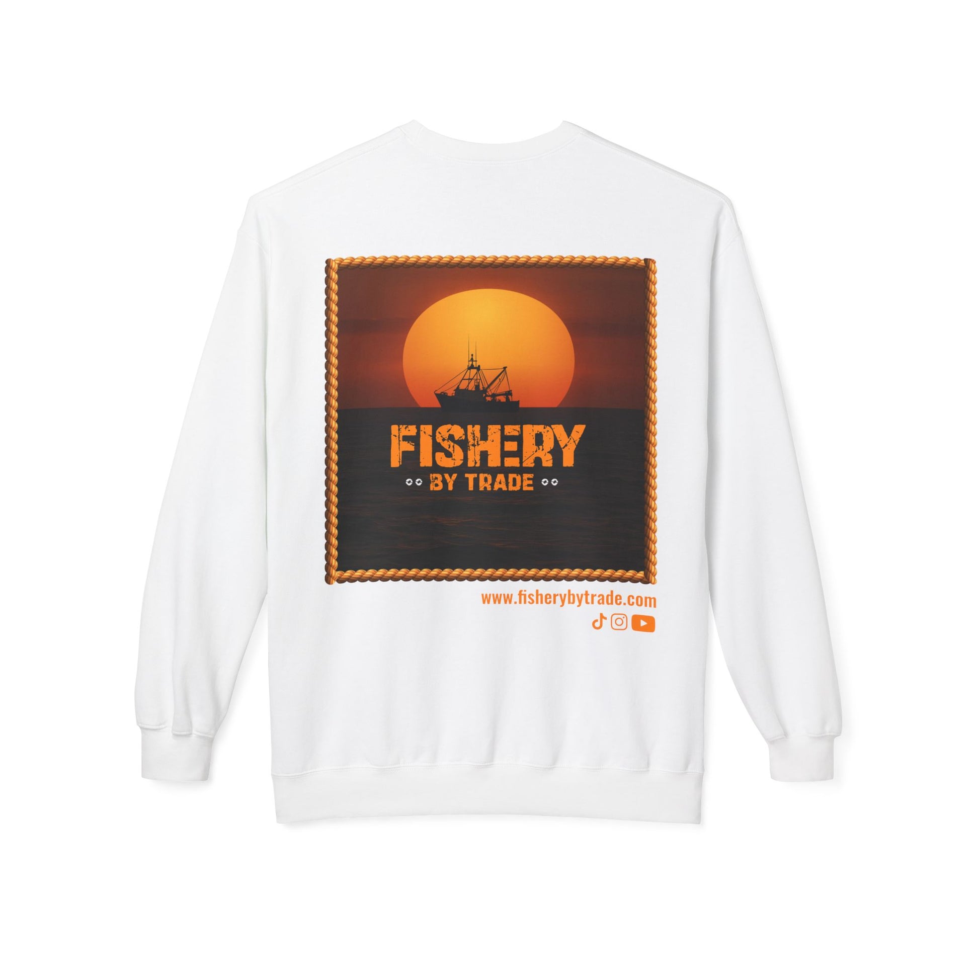 Fishery By Trade - White Sweatshirt