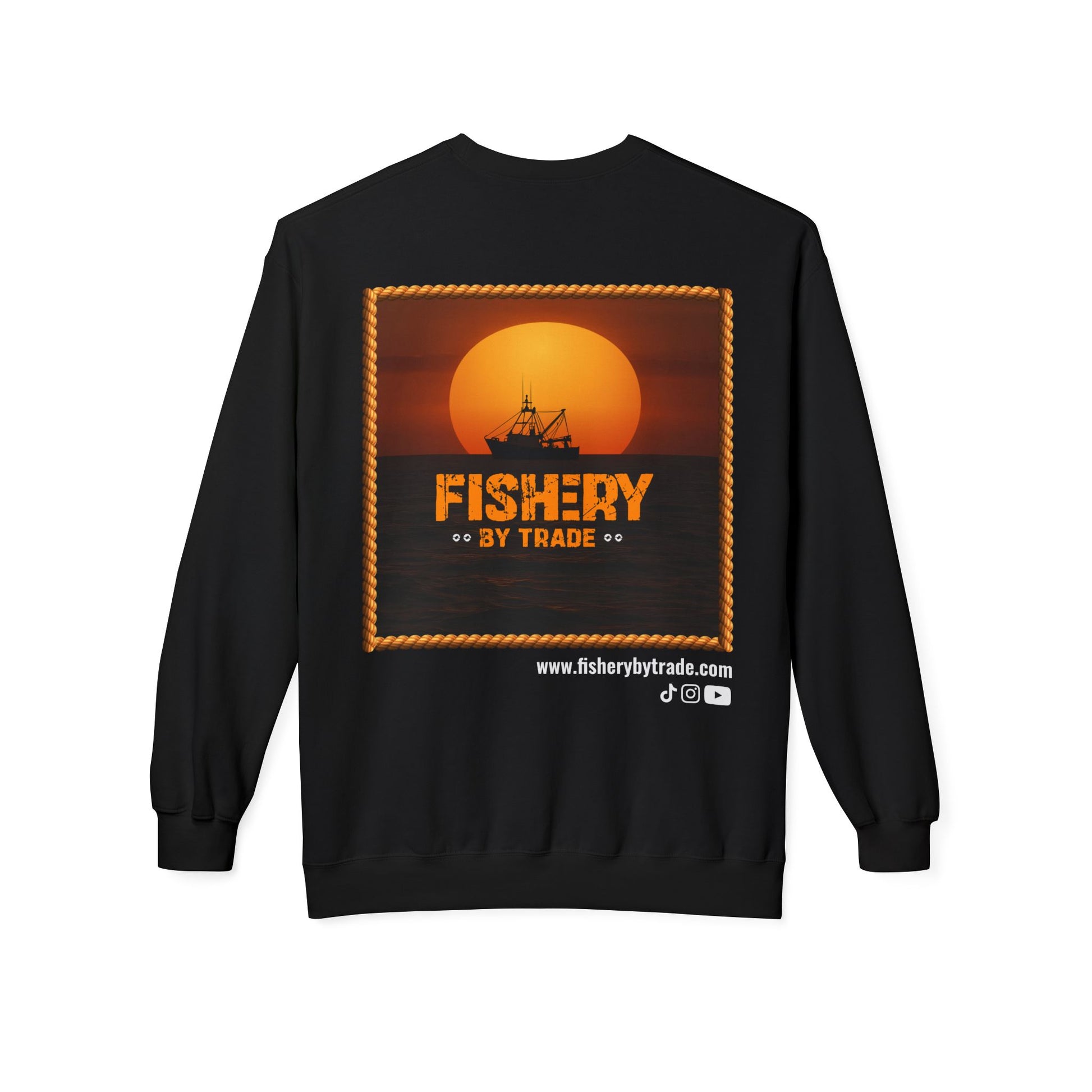 Fishery By Trade - Black Sweatshirt