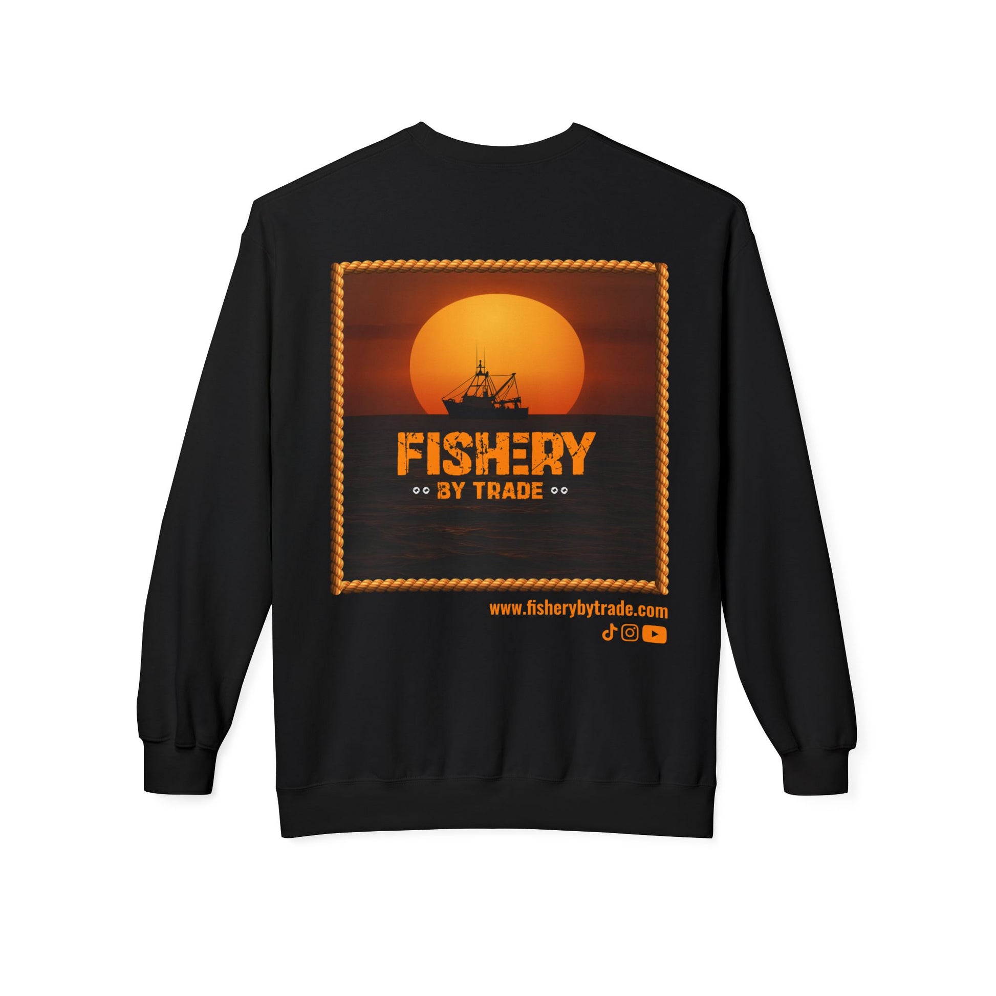Fishery By Trade - Black Sweatshirt