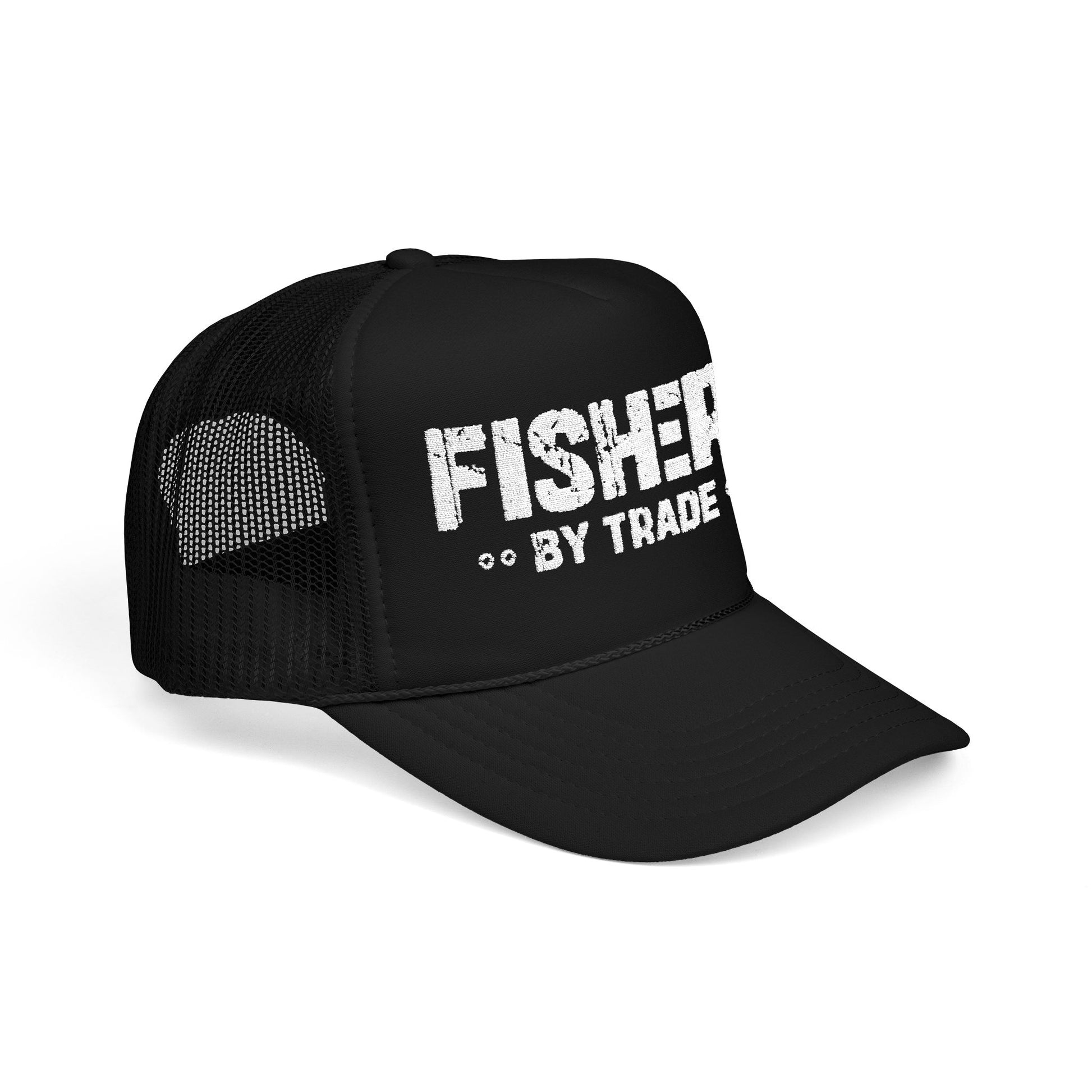 Fishery by Trade - Black Trucker Hat