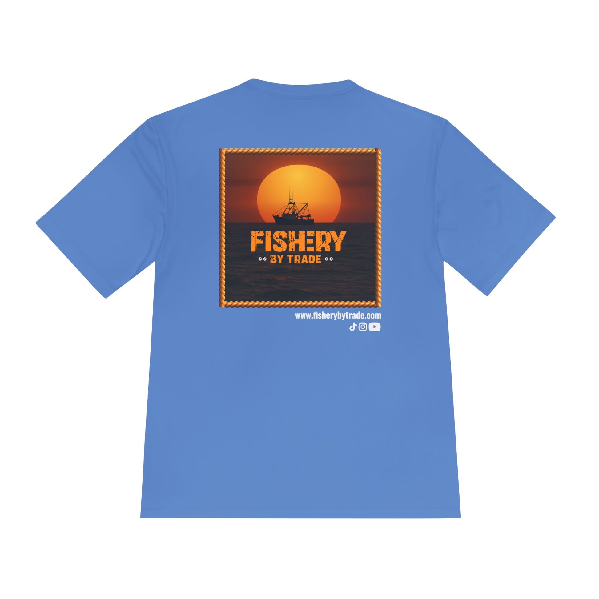 Fishery by Trade - Men's Black Quick Dry T-Shirt