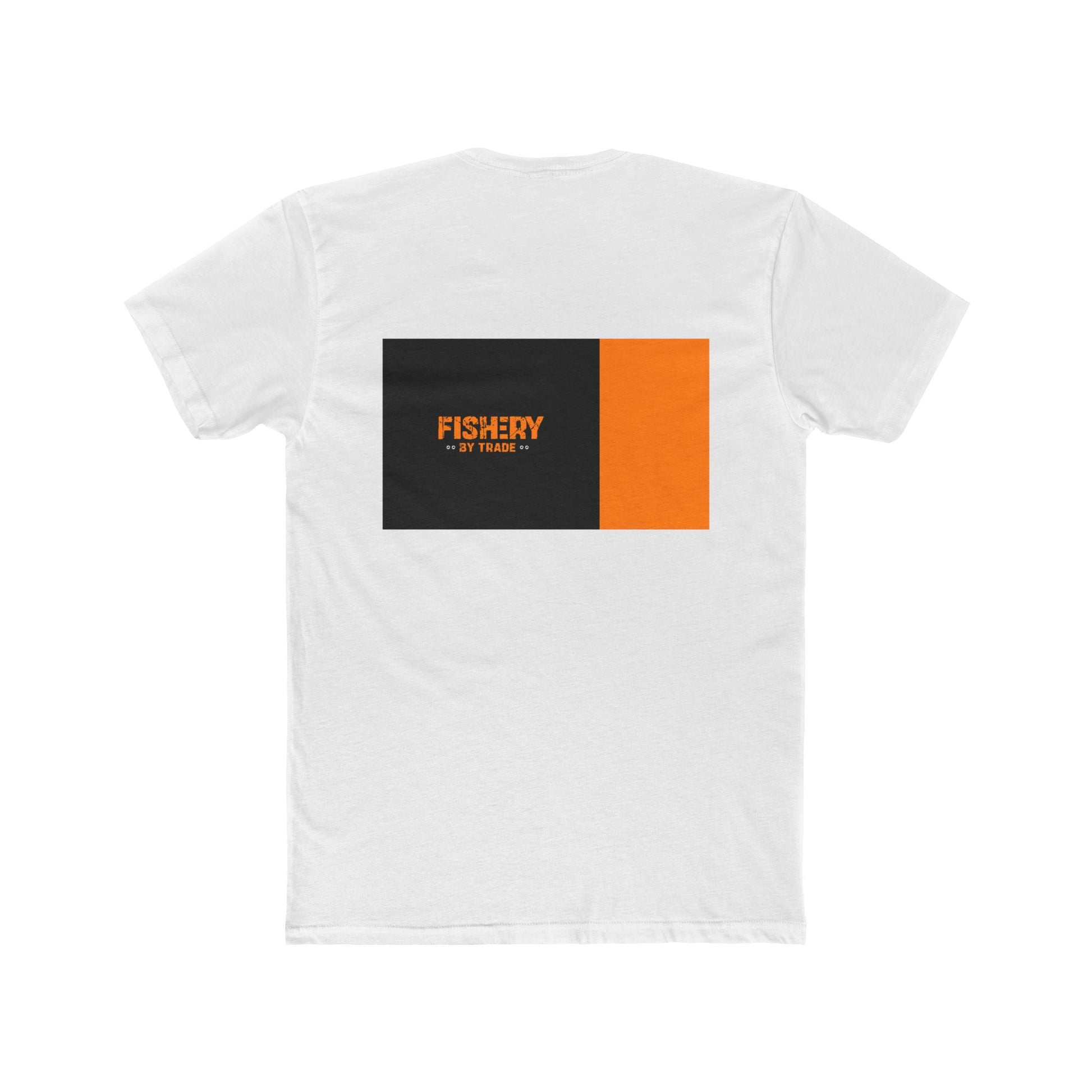 Fishery By Trade Flag - Men's White Crew Neck Tee