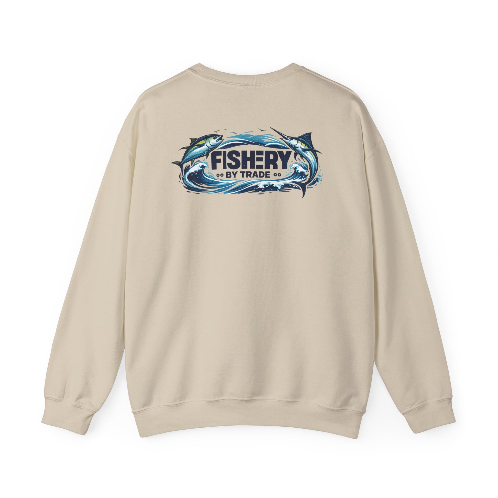 (Pelagic Apex) Fishing Crewneck Sweatshirt — "Fishery By Trade"