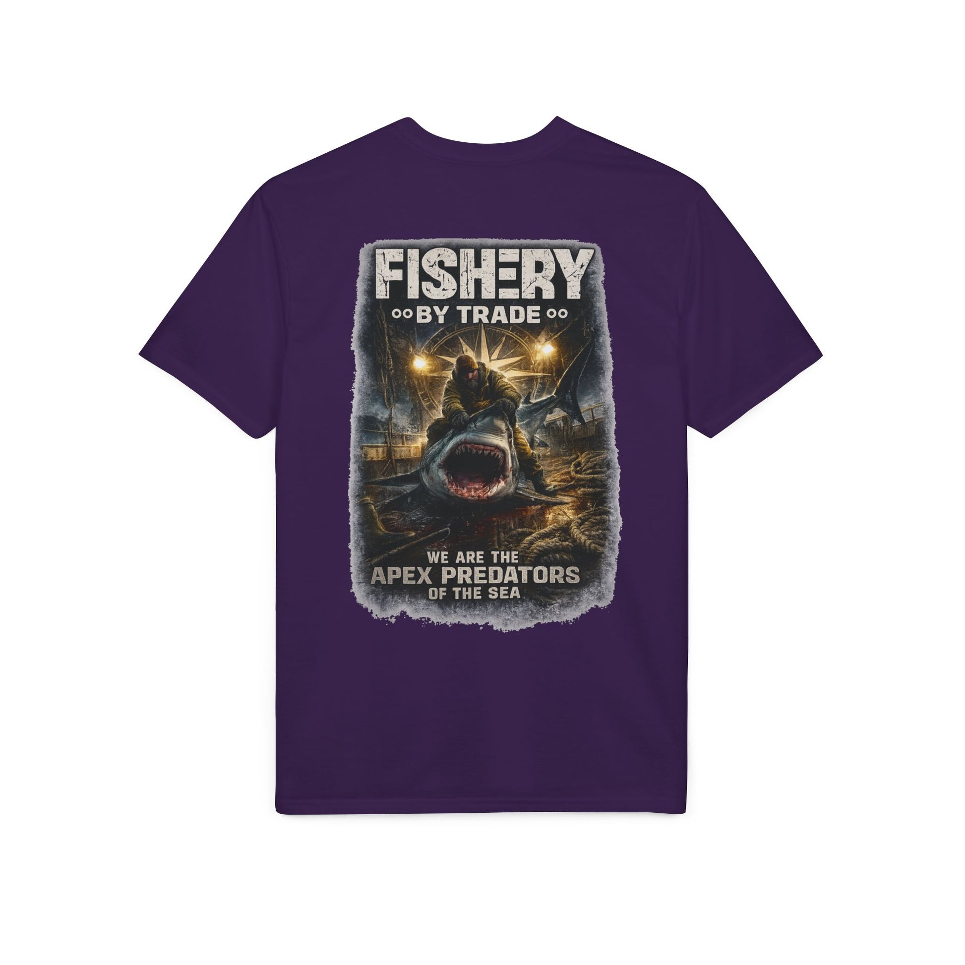 Dark Apex Predators  Graphic Performance Tee — "Fishery by Trade"