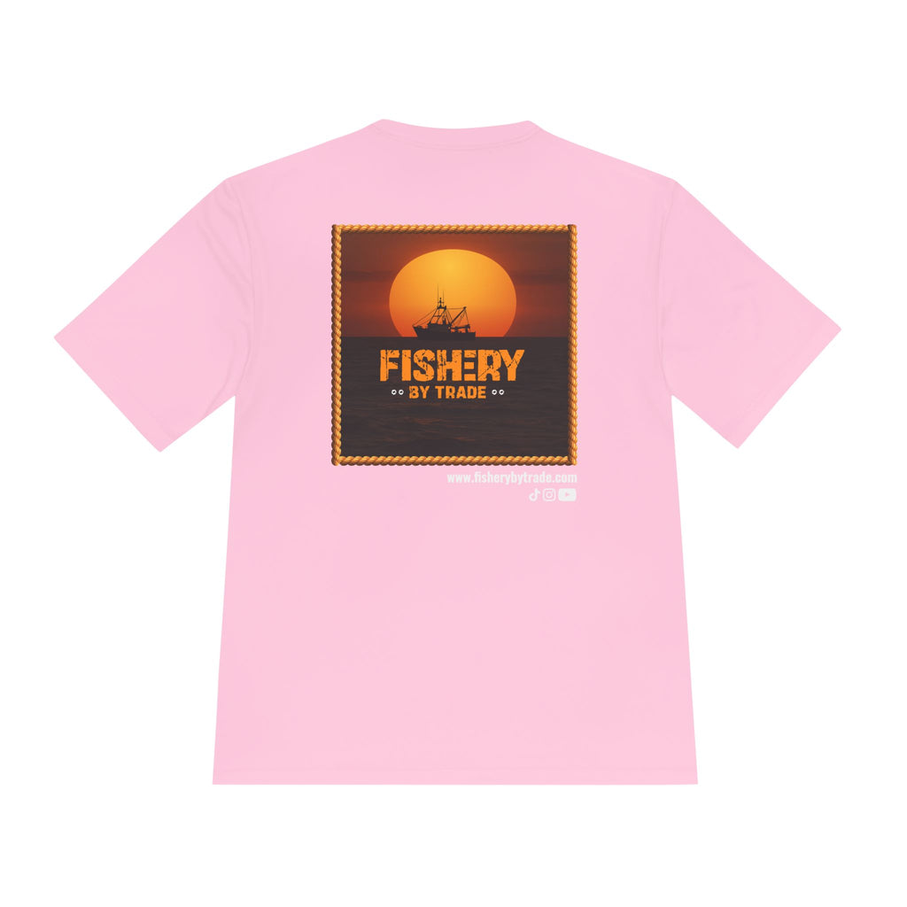 Fishery by Trade - Men's Black Quick Dry T-Shirt
