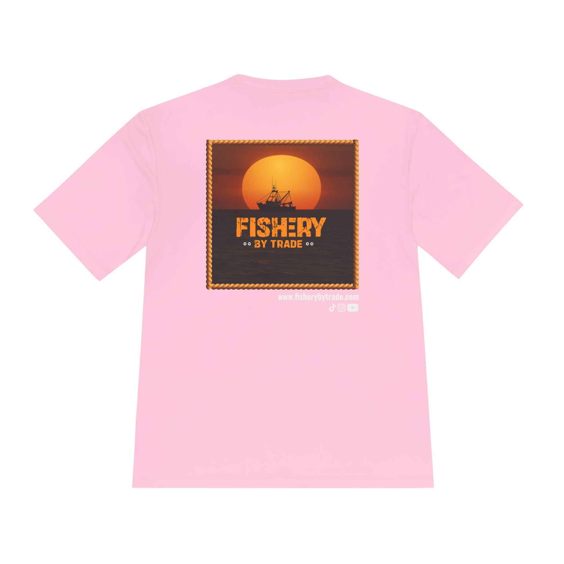 Fishery by Trade - Men's Black Quick Dry T-Shirt