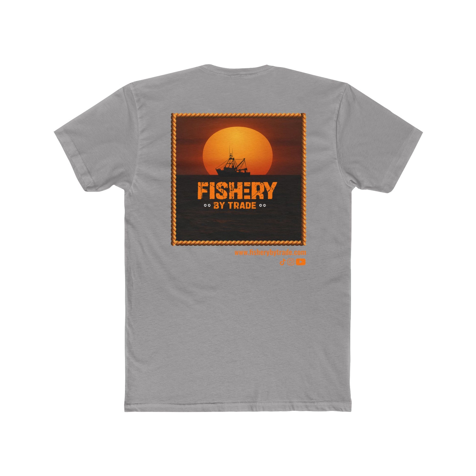 Fishery By Trade - Men's Black Crew Neck Tee