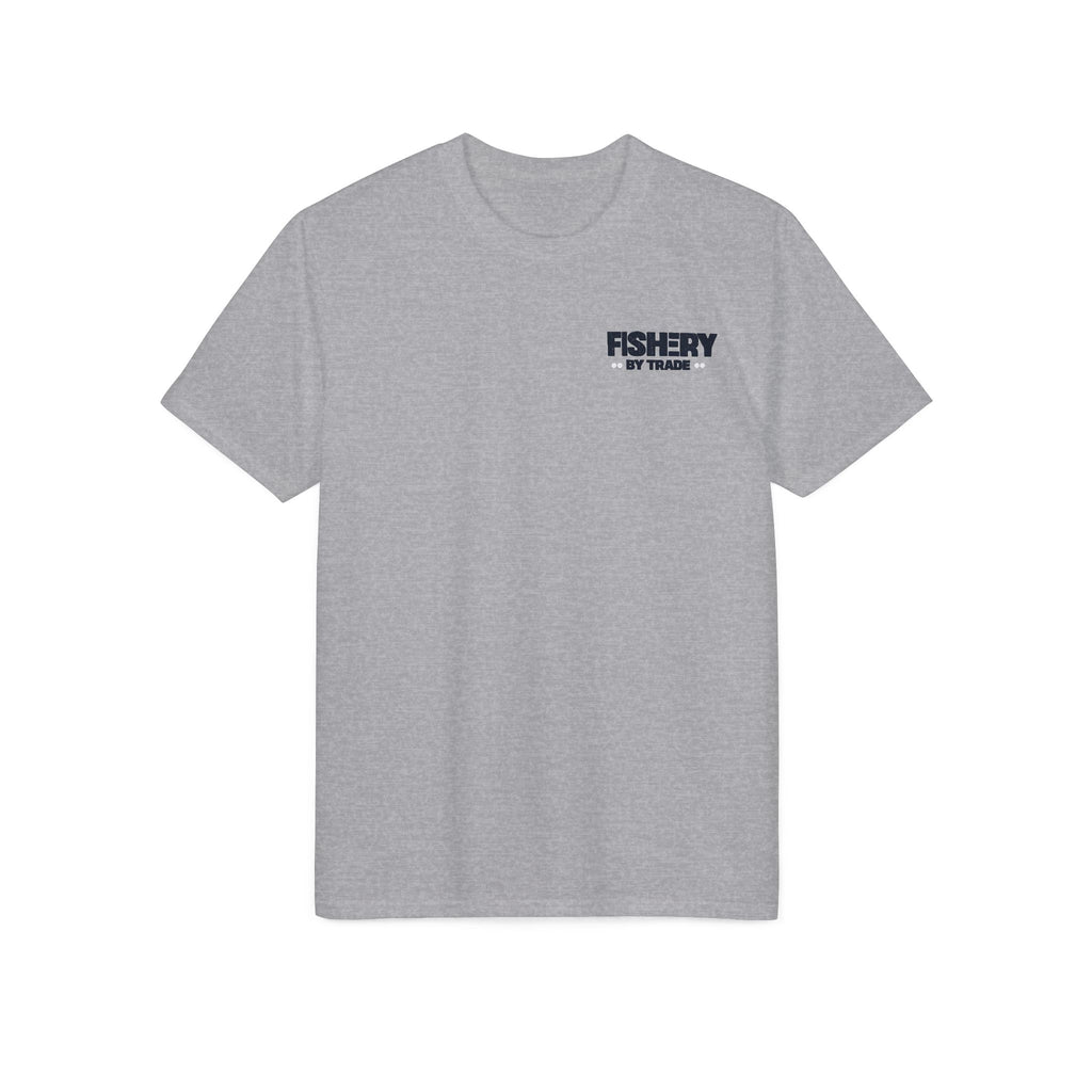Fishing T-Shirt — "Fishery by Trade" Graphic Performance Tee