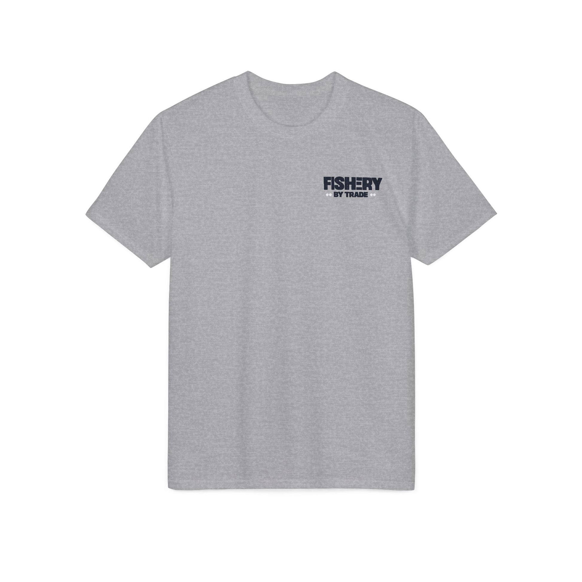 Fishing T-Shirt — "Fishery by Trade" Graphic Performance Tee