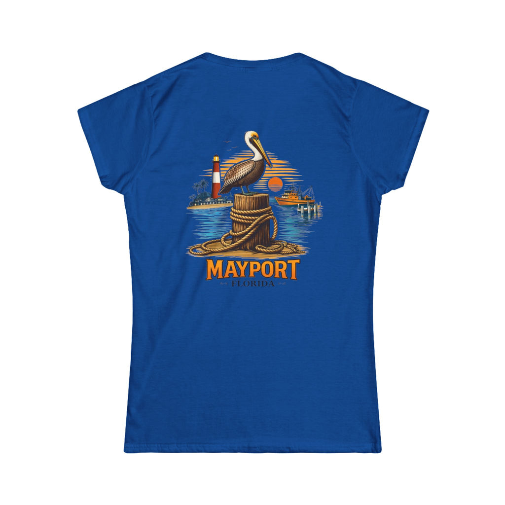Fishery By Trade Mayport Florida - Women's White T-Shirt