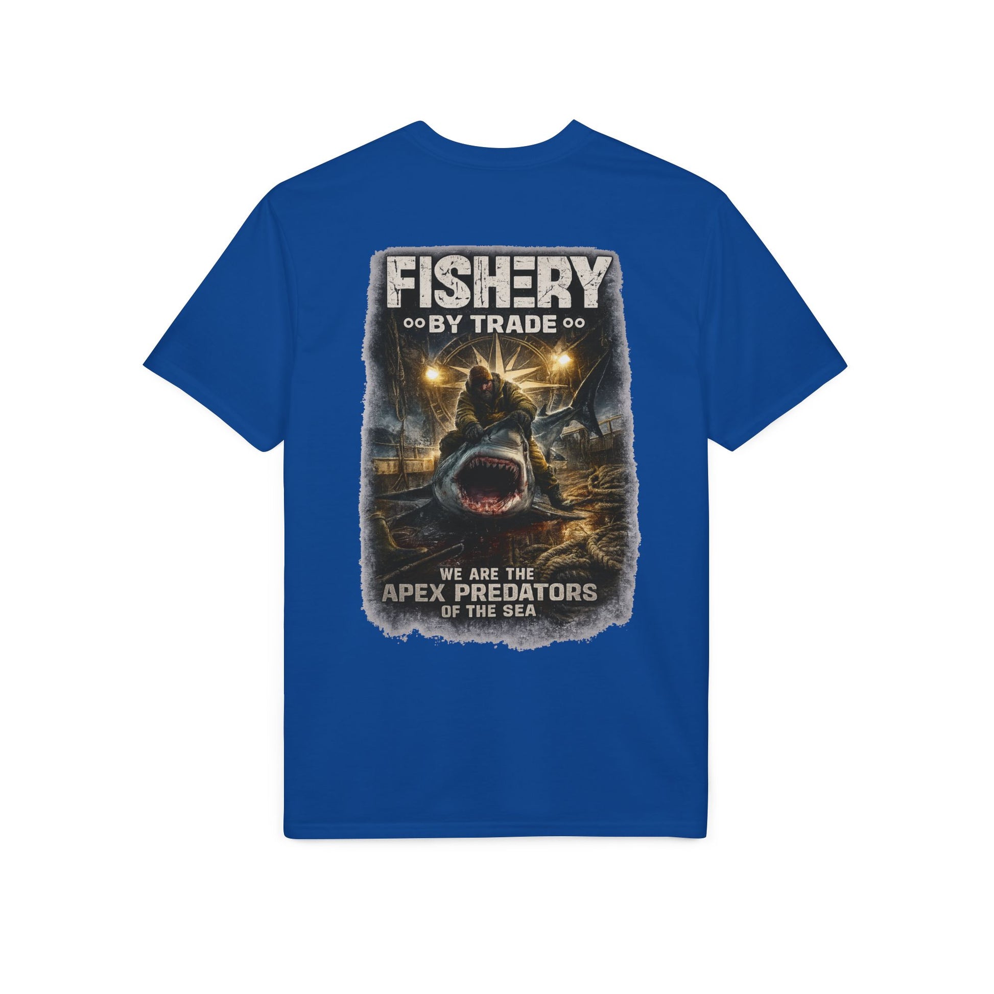 Dark Apex Predators  Graphic Performance Tee — "Fishery by Trade"