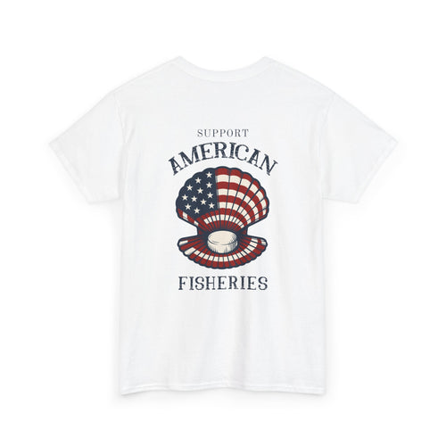 Fishery By Trade Support American Fisheries - Men's White T-Shirt