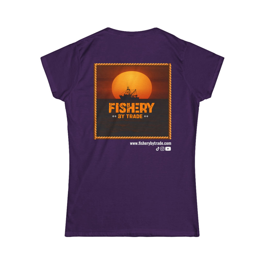 Black Fishery By Trade - Women T-Shirt