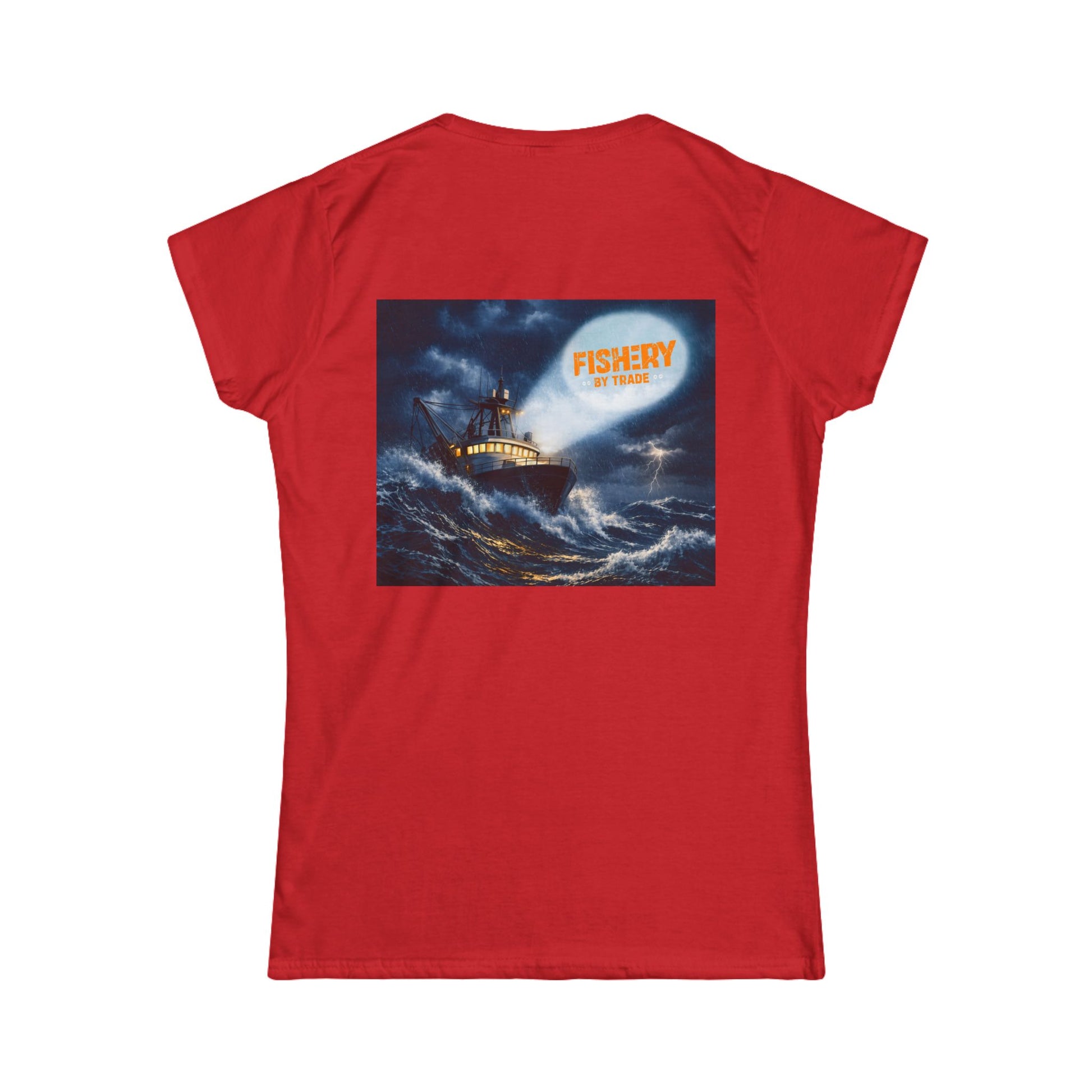 Fishery By Trade Rough Seas - Women's White T-Shirt