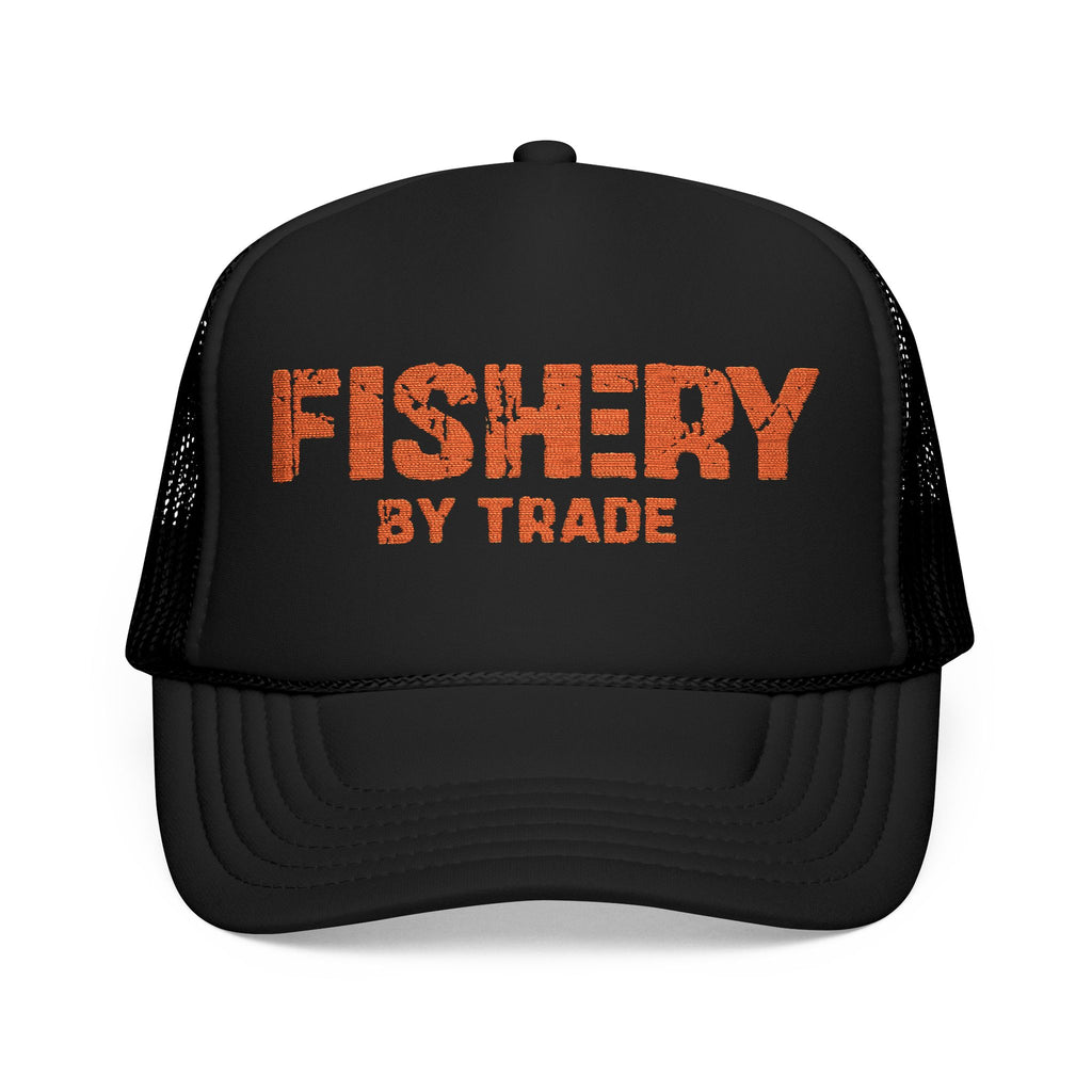Fishery by Trade - Black Trucker Hat