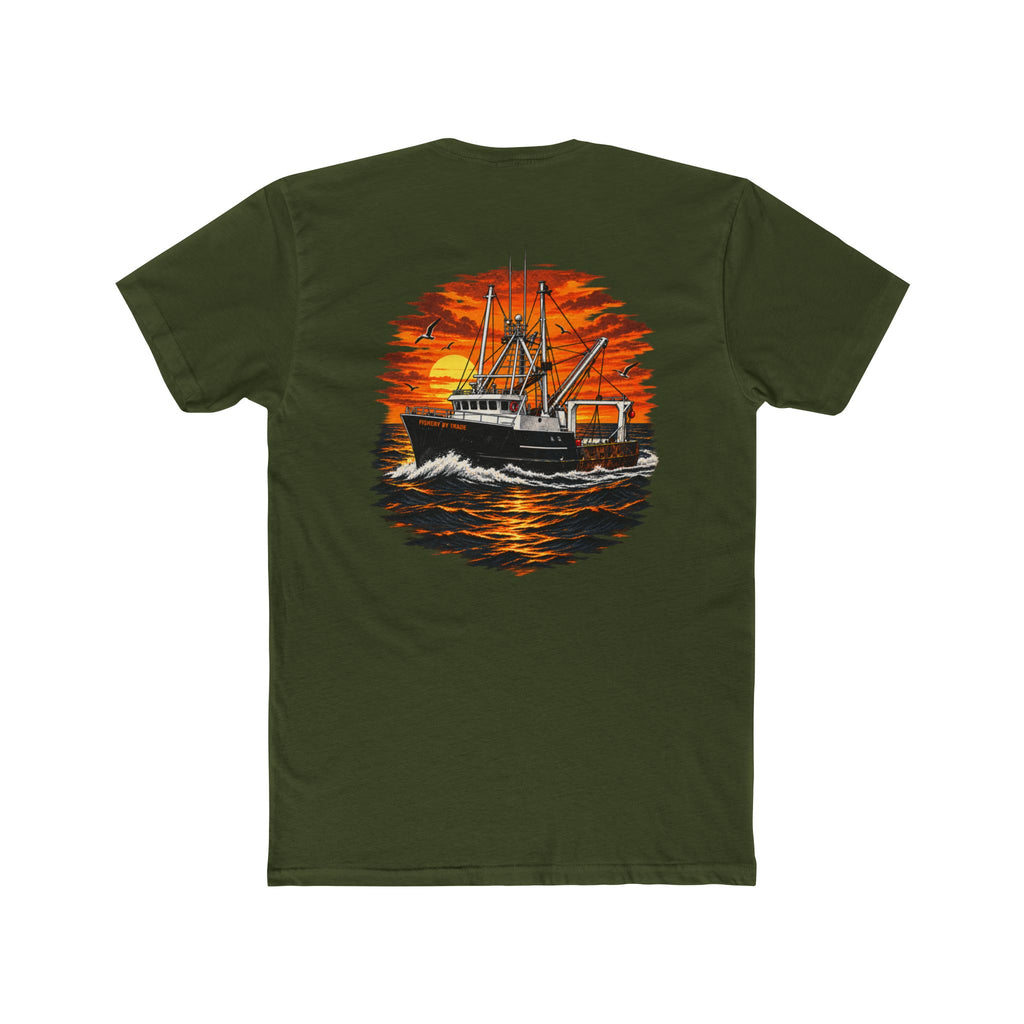 Fishing Tee – Sunset Trawler "