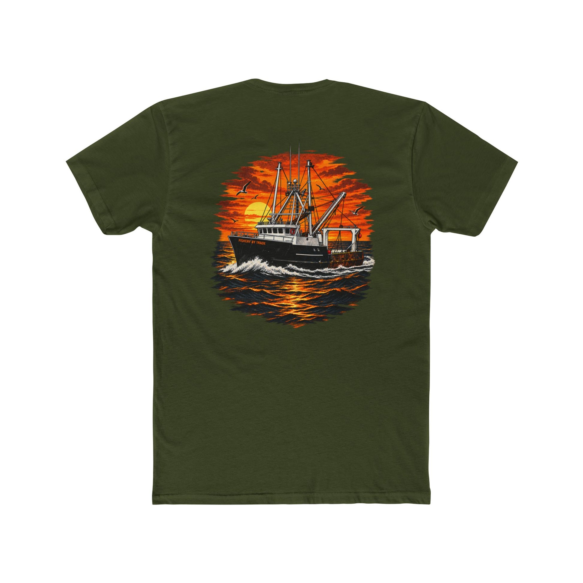 Fishing Tee – Sunset Trawler "