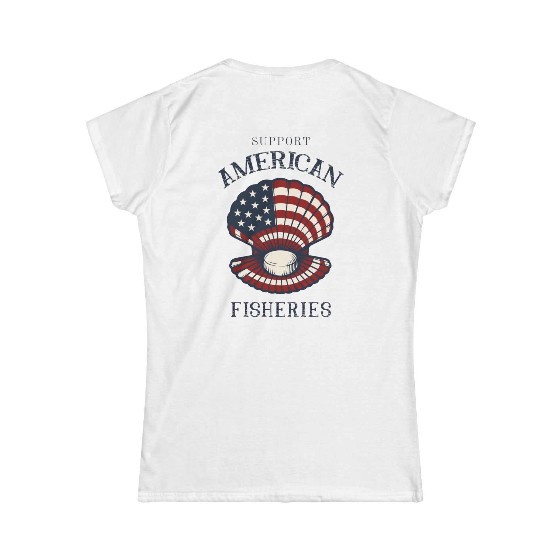 Fishery By Trade Support American Fisheries - Women's White T-Shirt