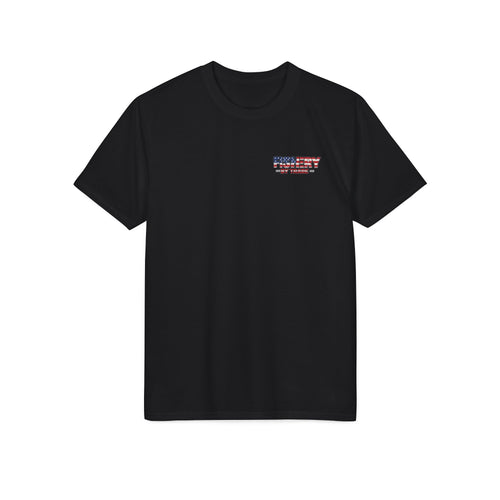 Fishing Boat T-Shirt — American Flag Fishery Graphic Tee for Anglers & Patriotic Outdoorsmen