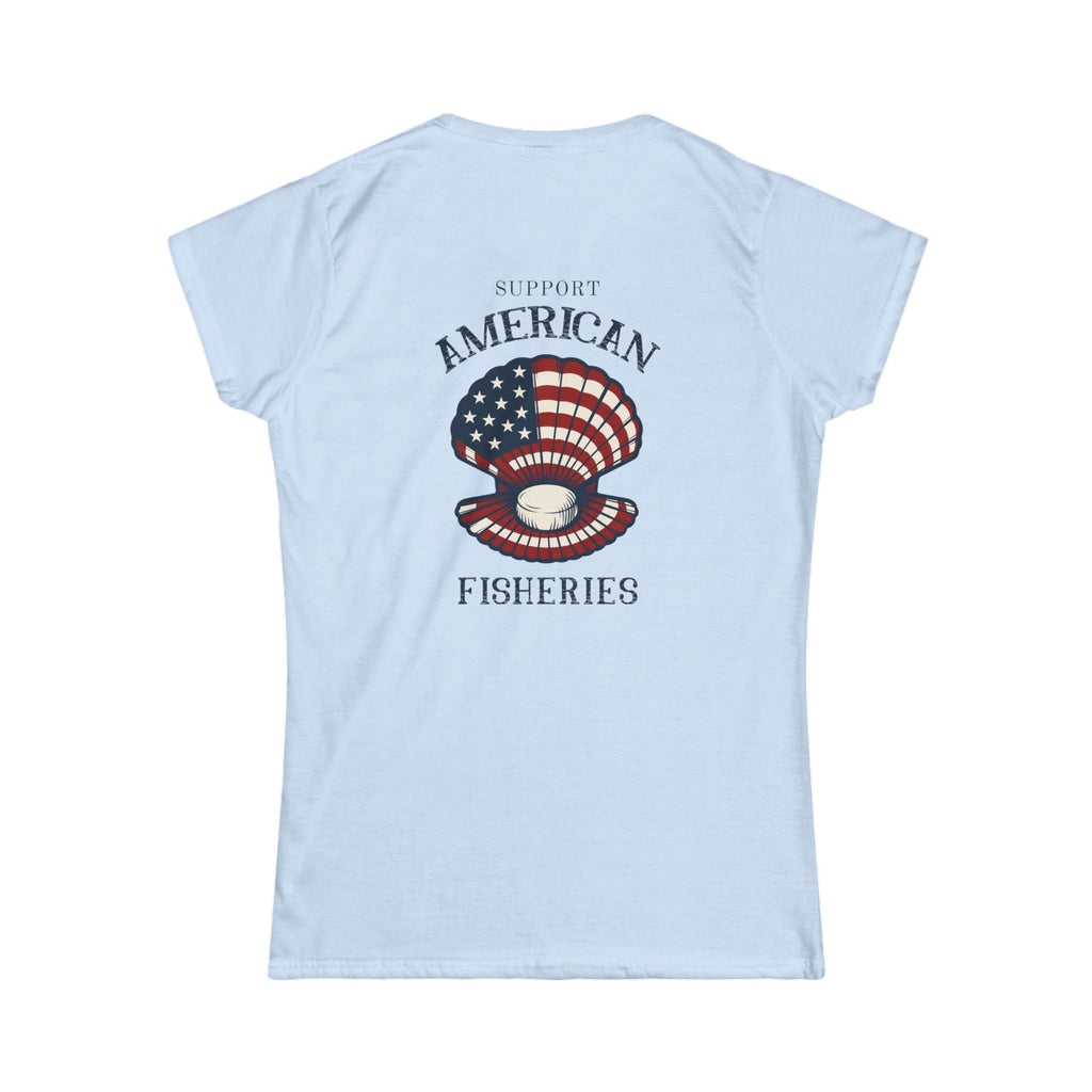 Fishery By Trade Support American Fisheries - Women's White T-Shirt