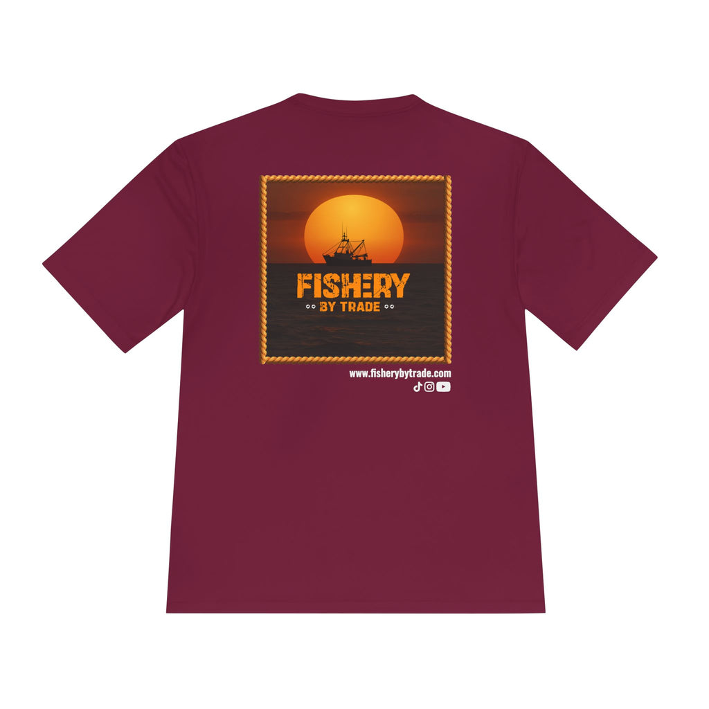 Fishery by Trade - Men's Black Quick Dry T-Shirt