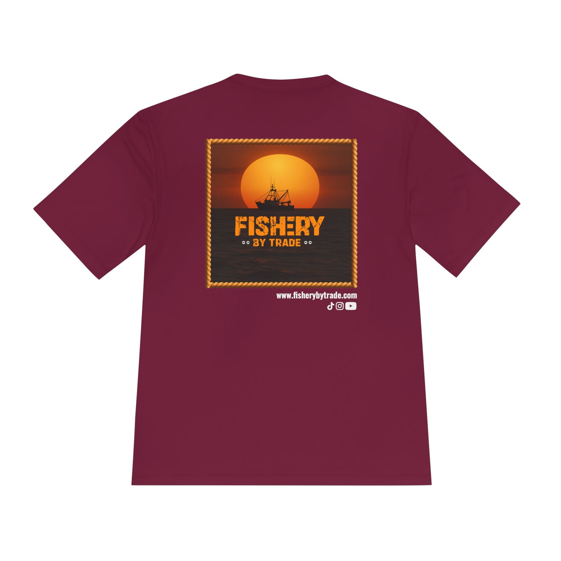 Fishery by Trade - Men's Black Quick Dry T-Shirt