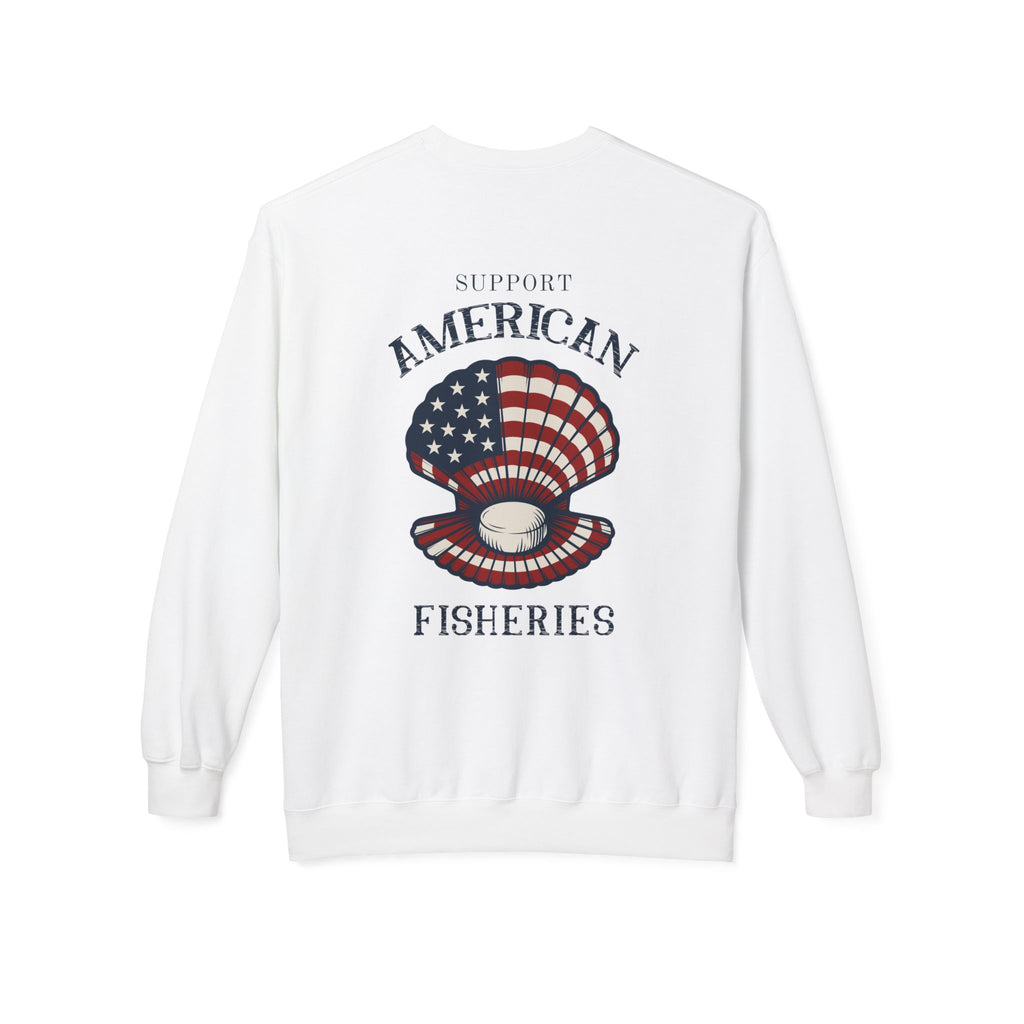 Fishery By Trade Support American Fisheries - White Sweatshirt
