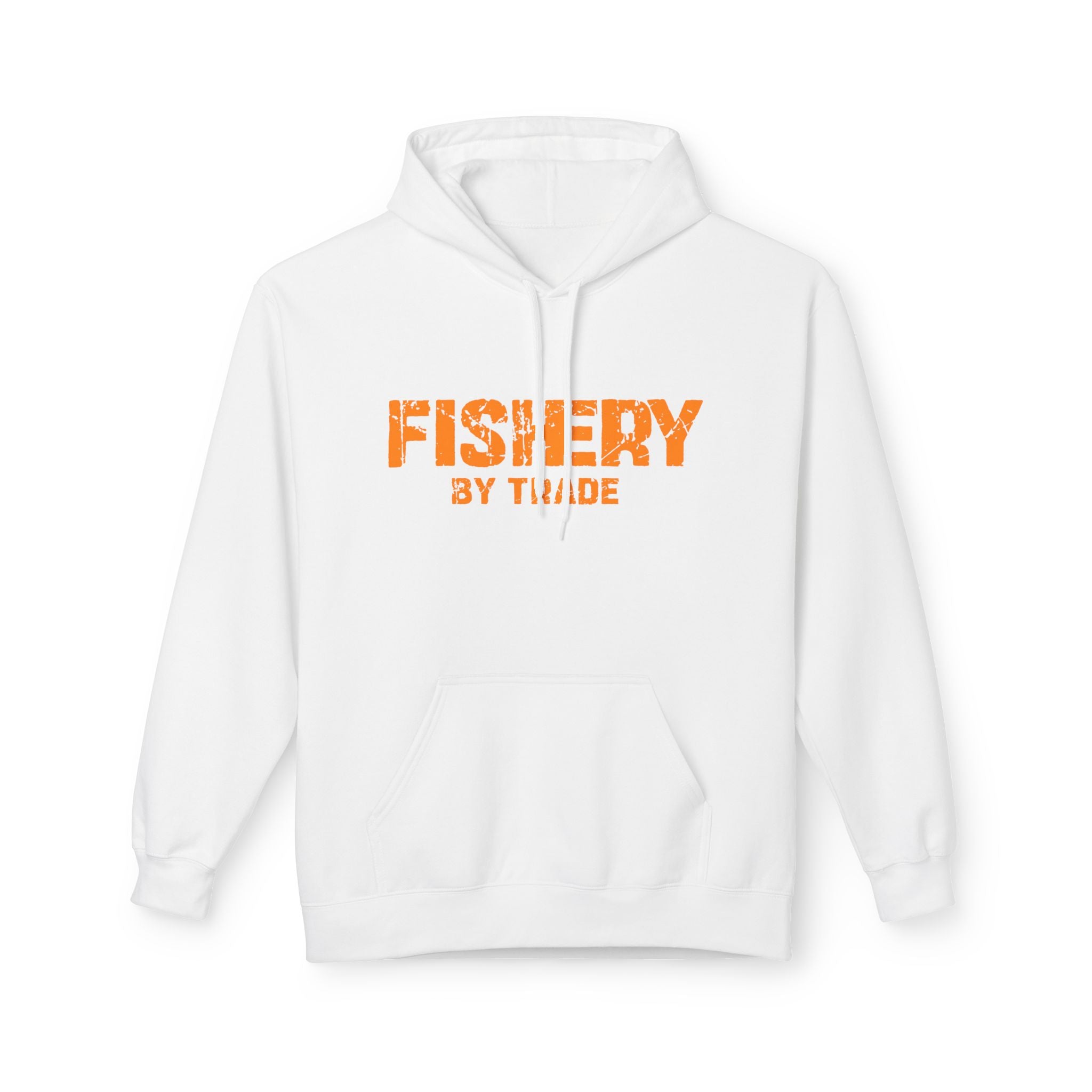 Fishery By Trade - White Hoodie