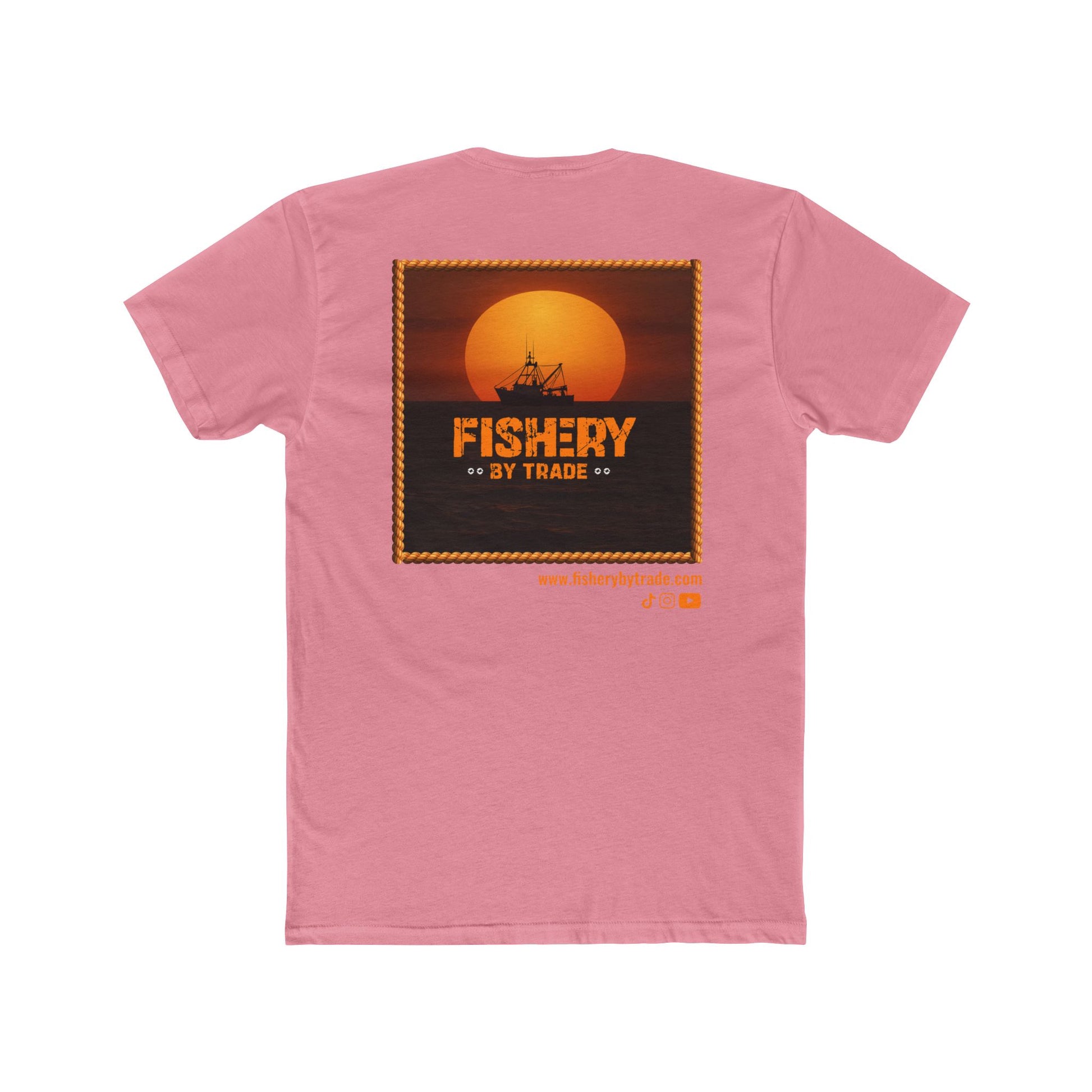 Fishery By Trade - Men's Black Crew Neck Tee