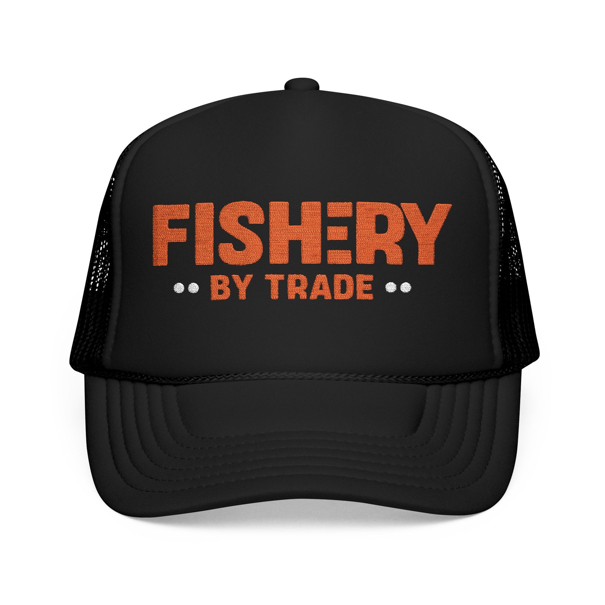 Fishery by Trade - Black Trucker Hat