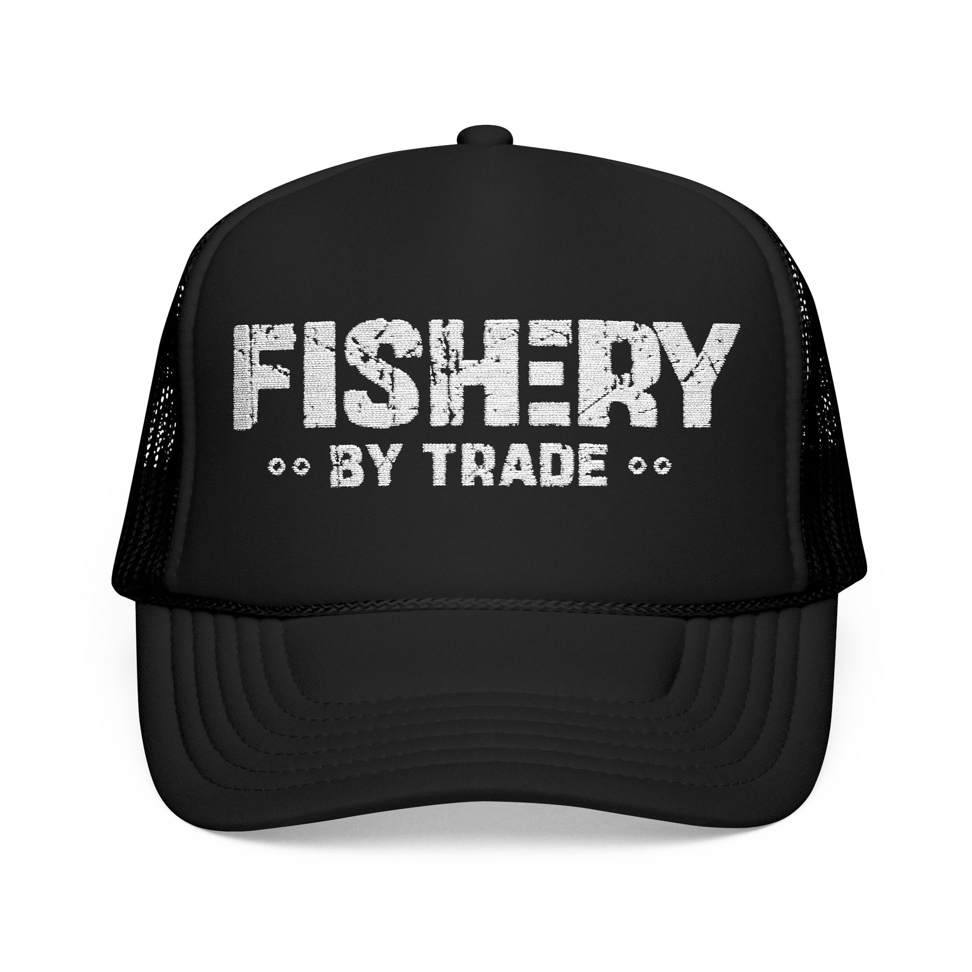 Fishery by Trade - Black Trucker Hat