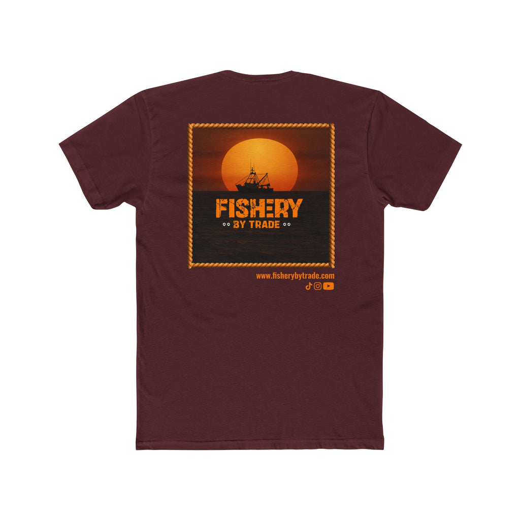 Fishery By Trade - Men's Black Crew Neck Tee