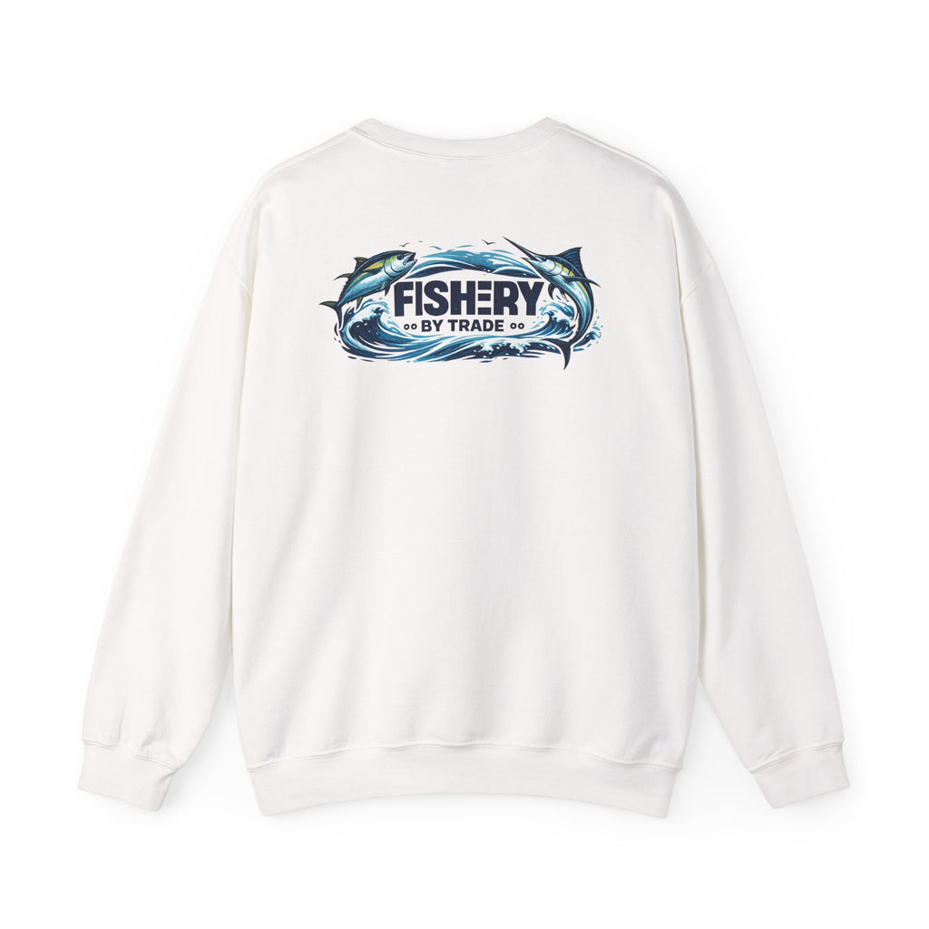 (Pelagic Apex) Fishing Crewneck Sweatshirt — "Fishery By Trade"