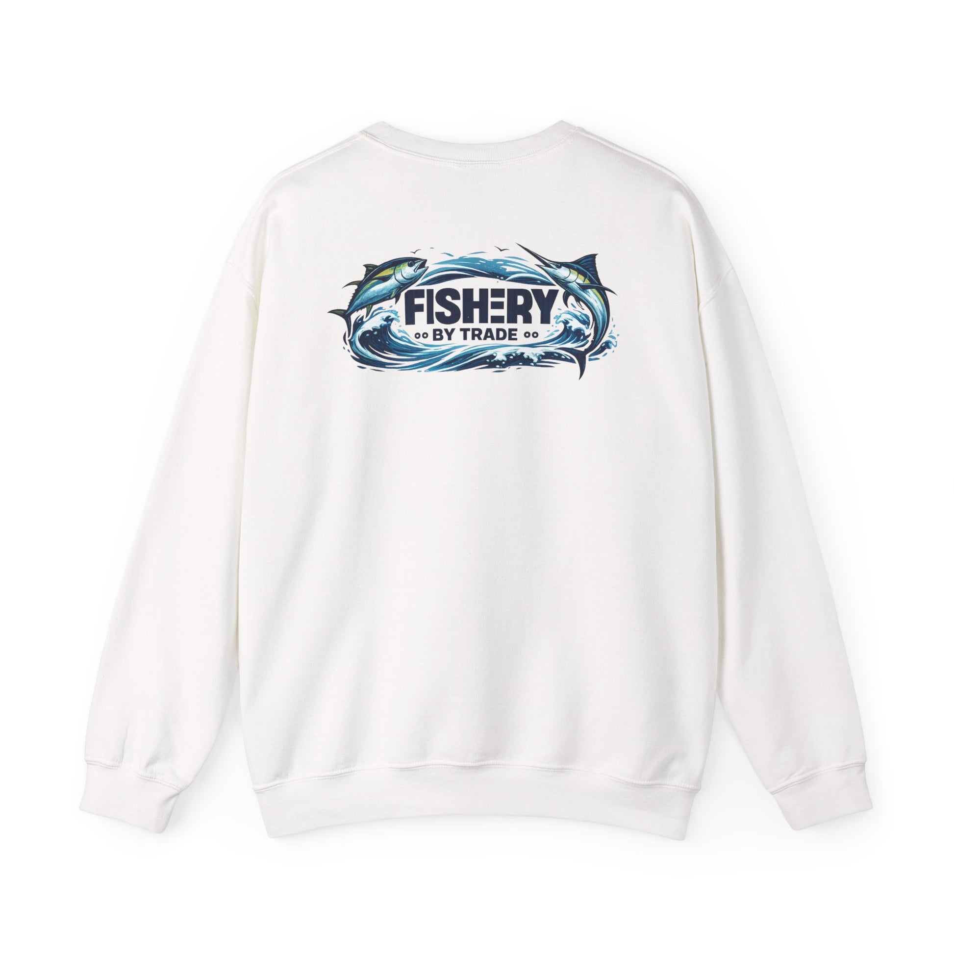 (Pelagic Apex) Fishing Crewneck Sweatshirt — "Fishery By Trade"