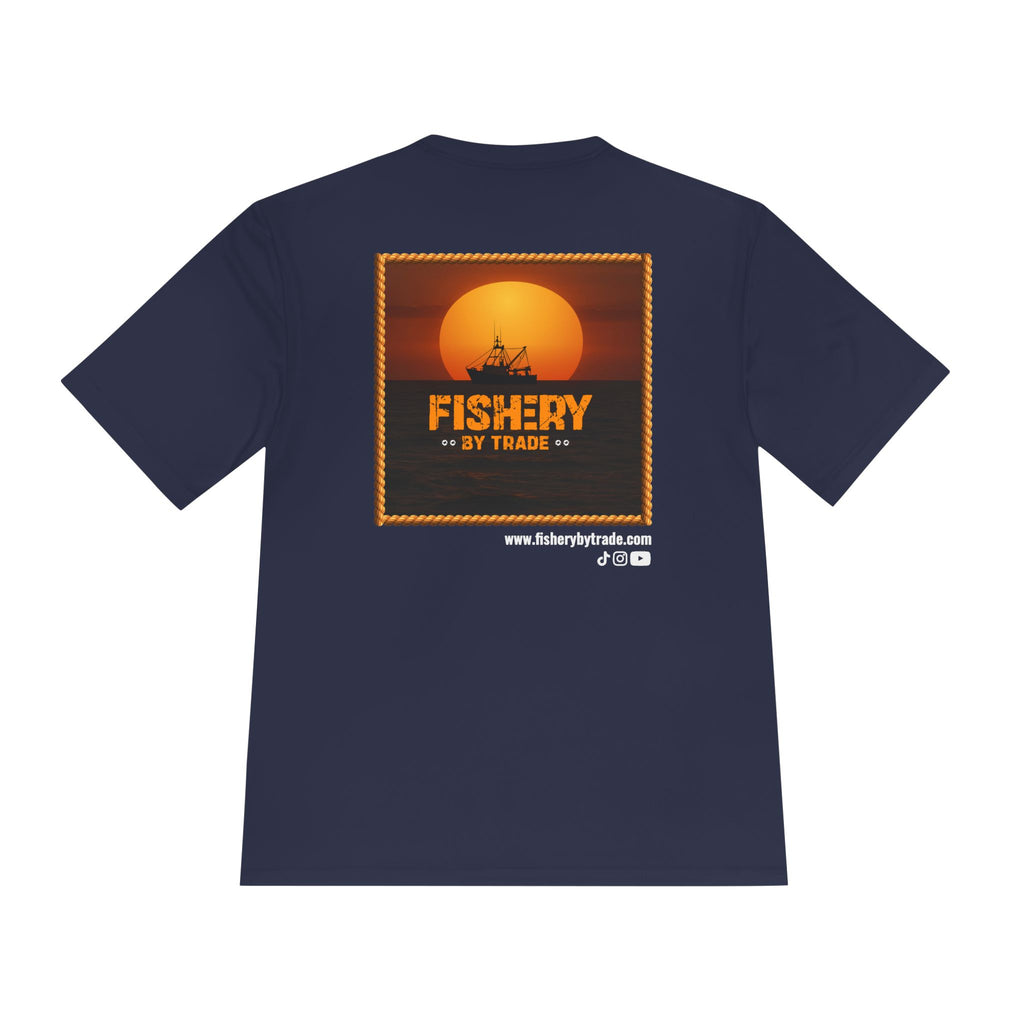 Fishery by Trade - Men's Black Quick Dry T-Shirt