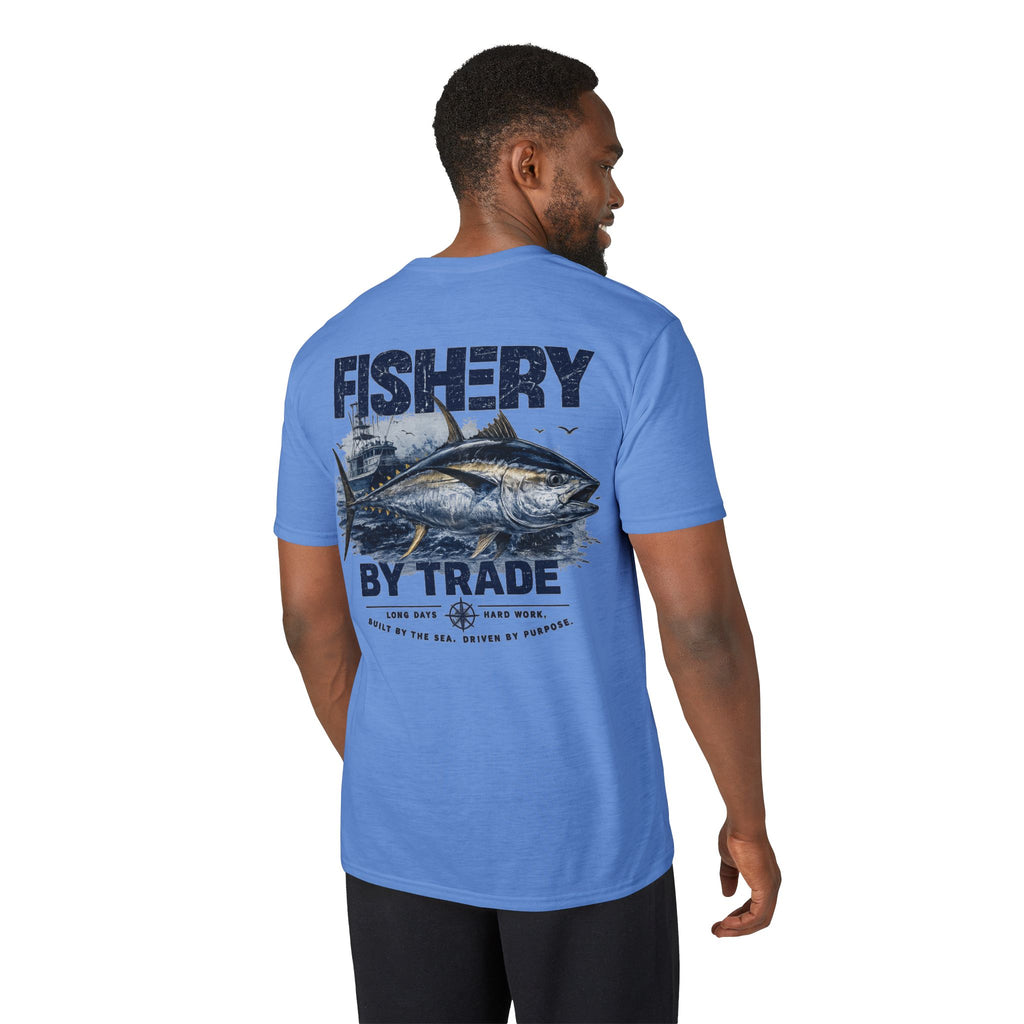 Fishing T-Shirt — "Fishery by Trade" Graphic Performance Tee