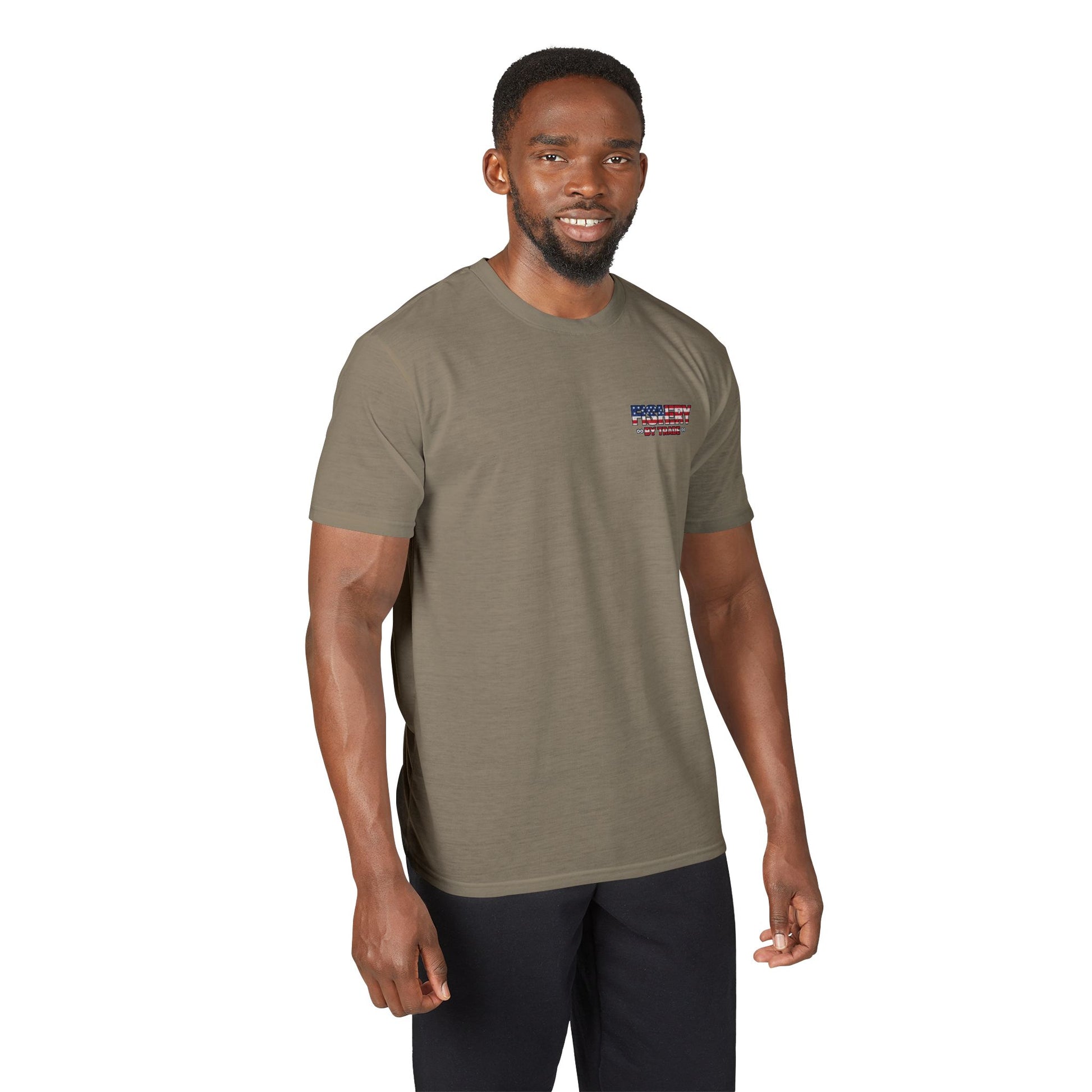 Fishing Boat T-Shirt — American Flag Fishery Graphic Tee for Anglers & Patriotic Outdoorsmen