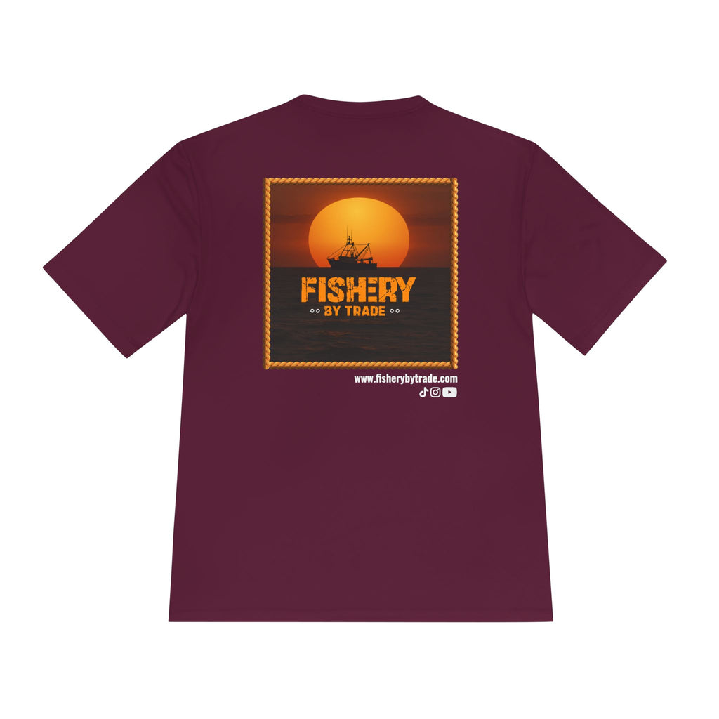 Fishery by Trade - Men's Black Quick Dry T-Shirt