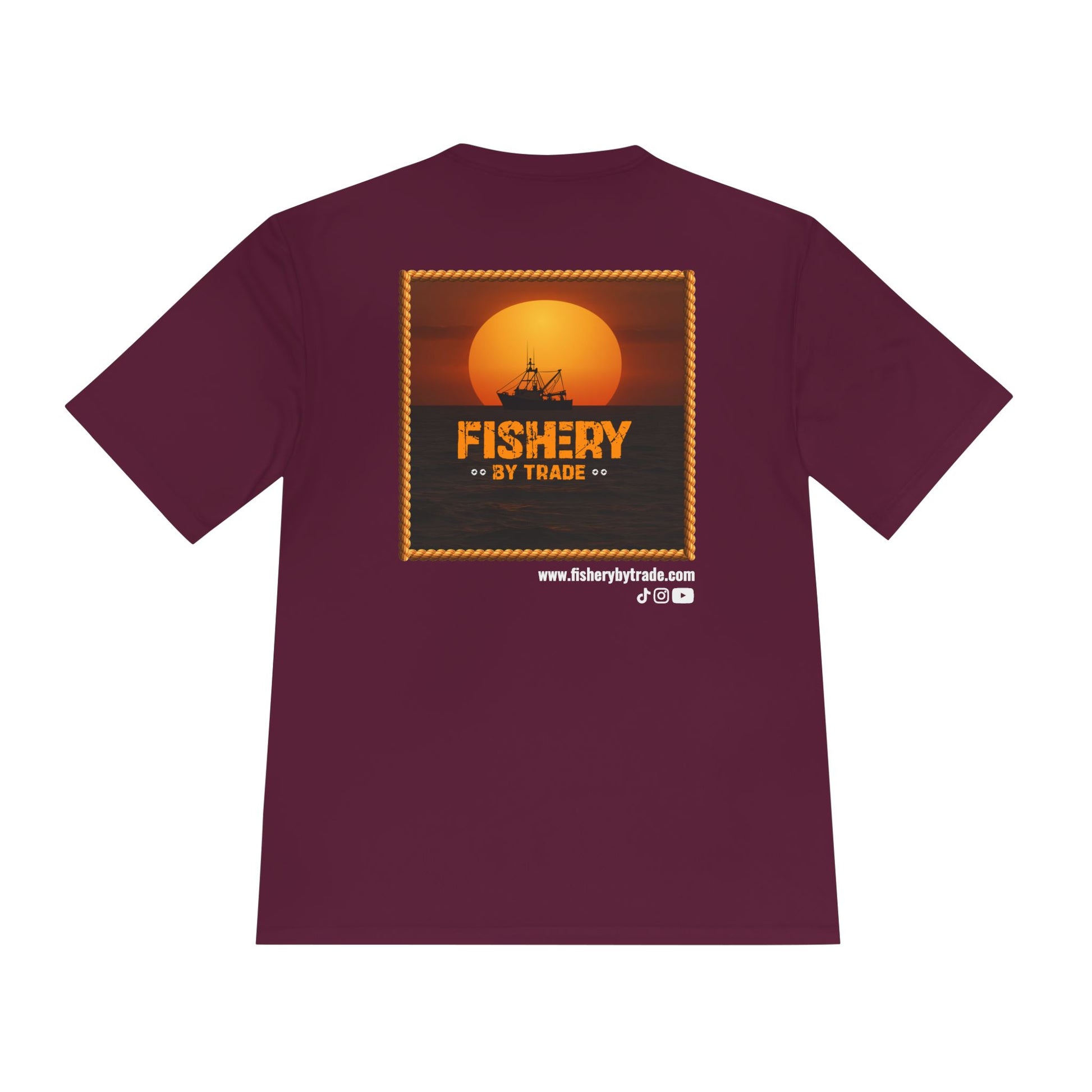 Fishery by Trade - Men's Black Quick Dry T-Shirt