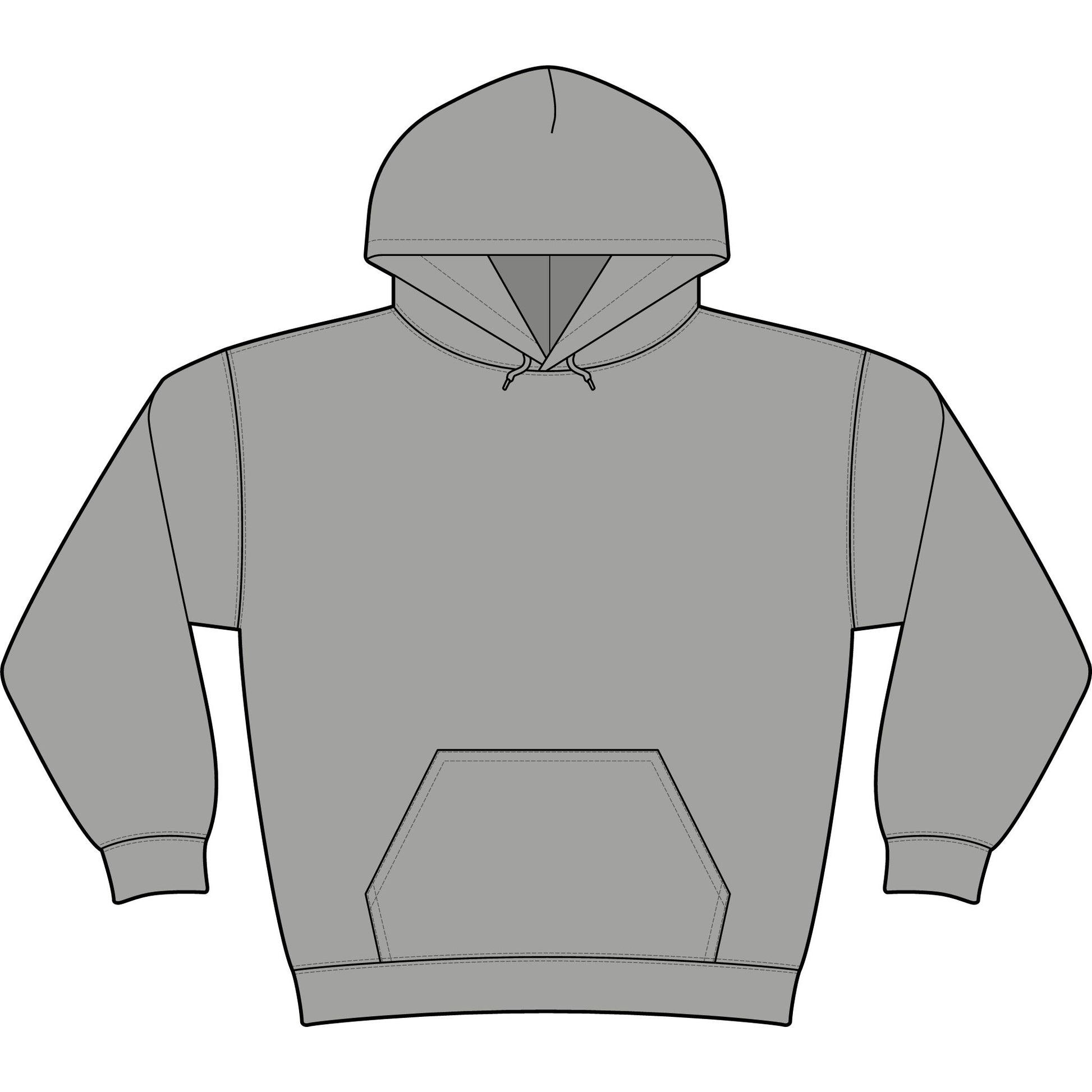 Fishing Hoodie — American Flag "Fishery" Heavyweight Hooded Sweatshirt