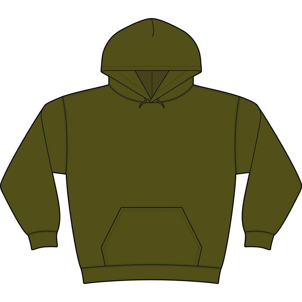 Fishing Hoodie — American Flag "Fishery" Heavyweight Hooded Sweatshirt