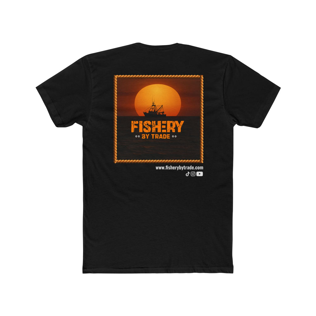 Fishery By Trade - Men's Black Crew Neck Tee