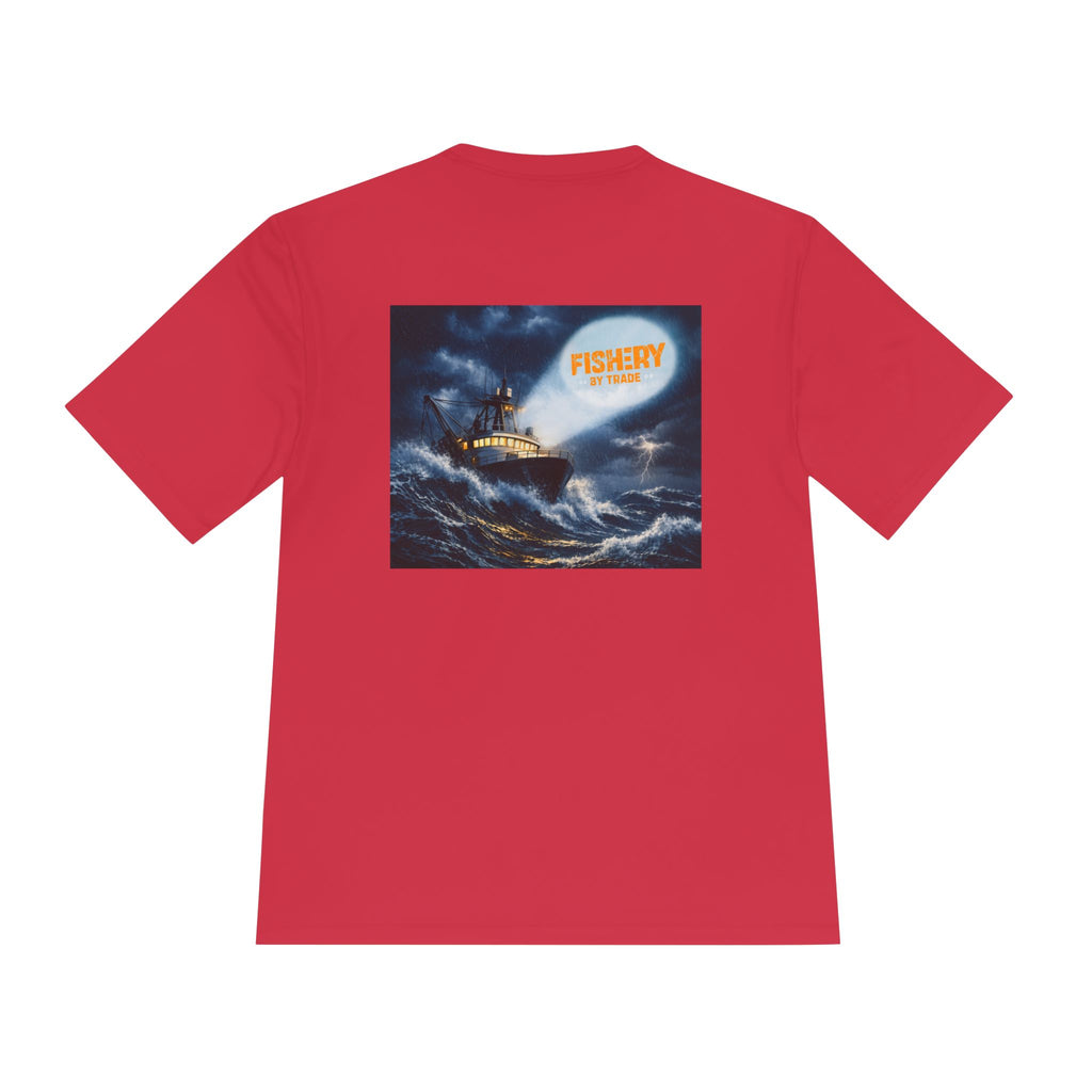 Fishery by Trade Rough Seas - Men's White Quick Dry T-Shirt