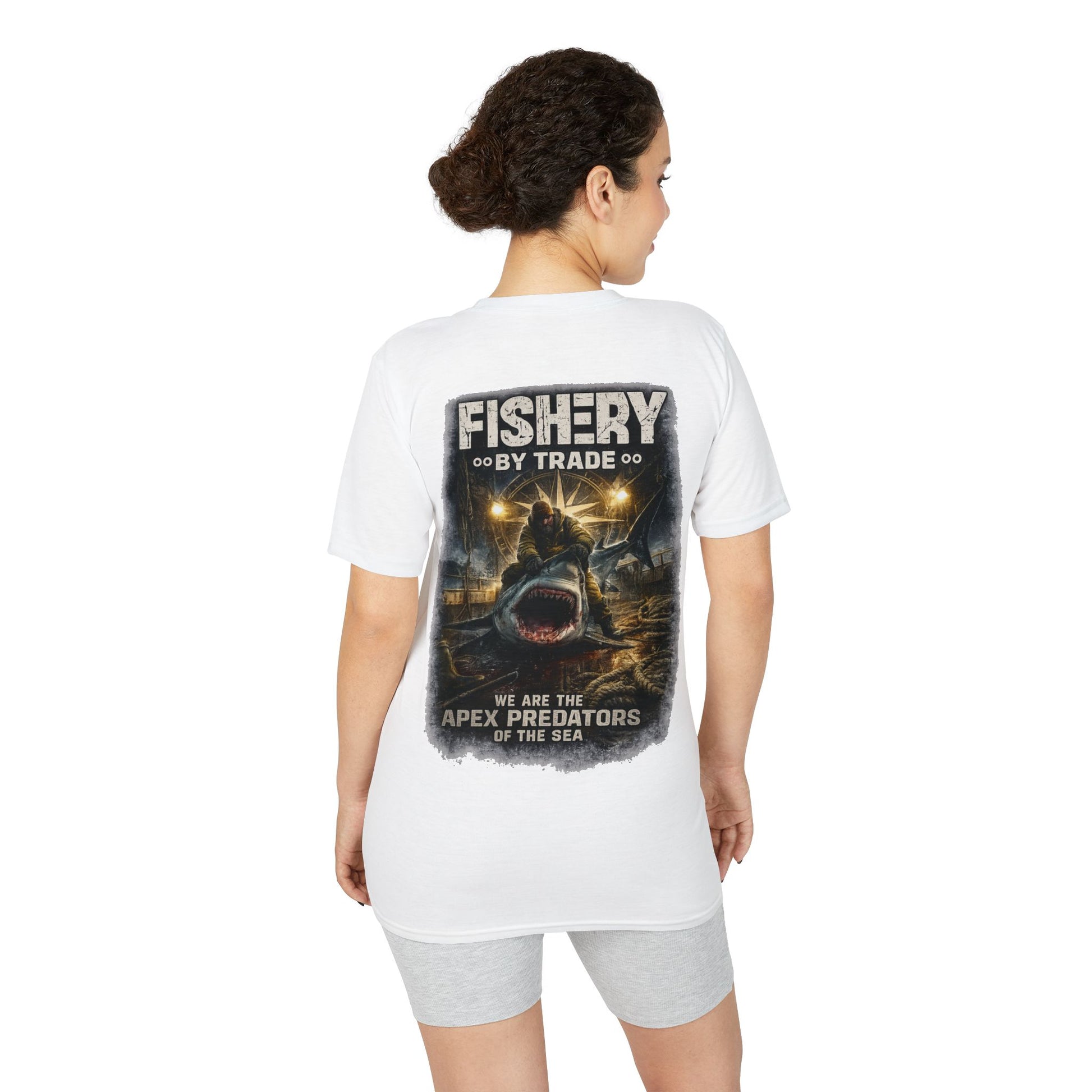 Apex Predators  Graphic Performance Tee — "Fishery by Trade"