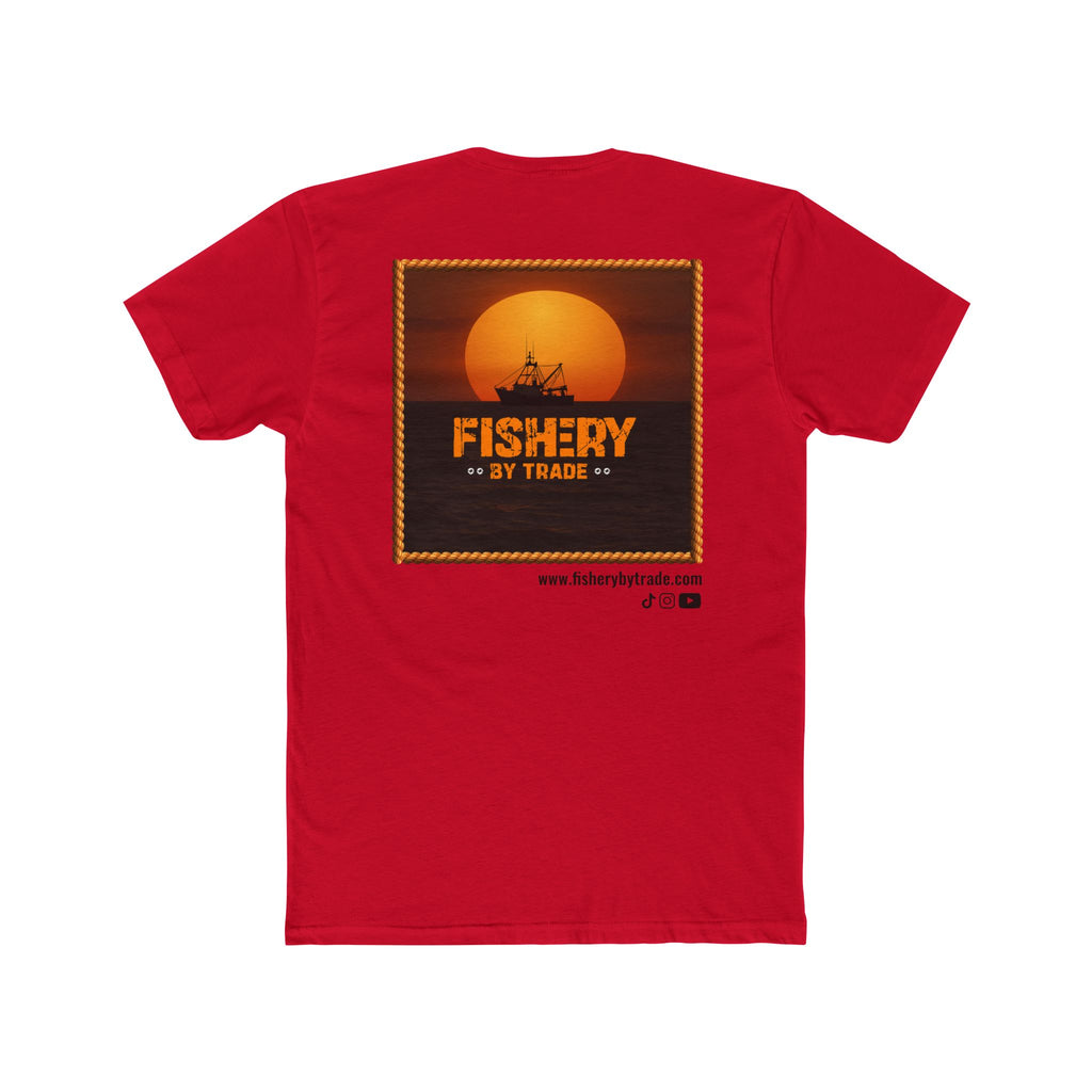 Fishery By Trade - Men's White Crew Neck Tee