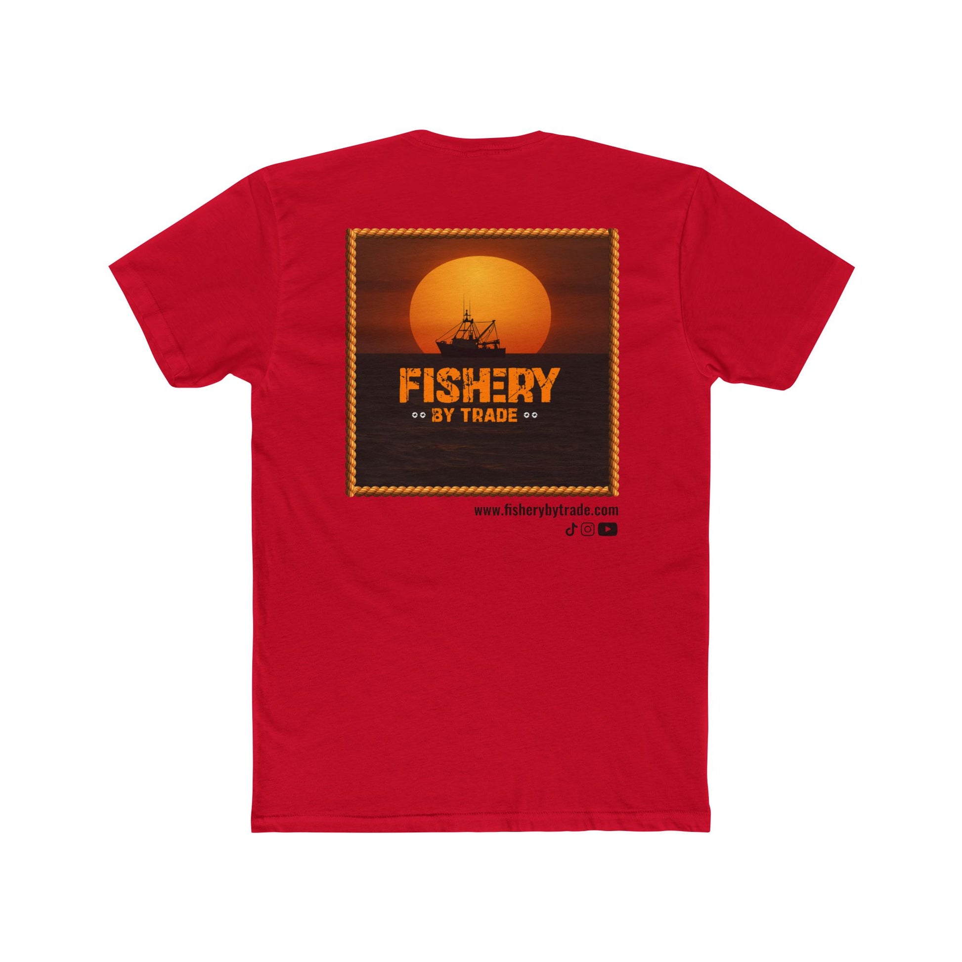 Fishery By Trade - Men's White Crew Neck Tee