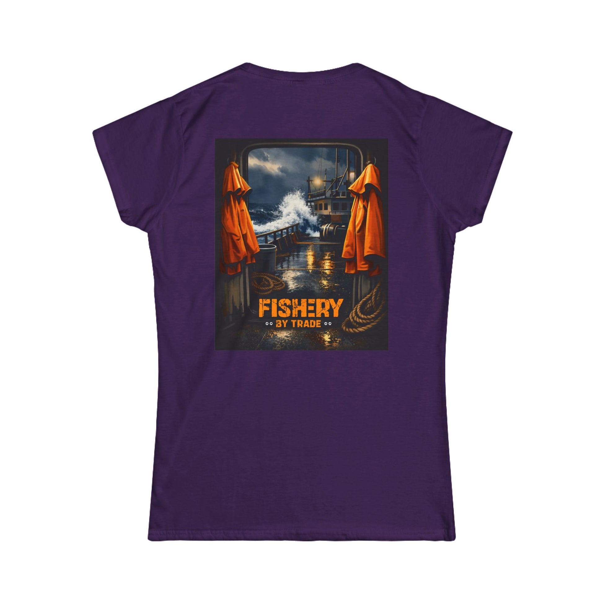 Black Fishery By Trade Deck - Women T-Shirt