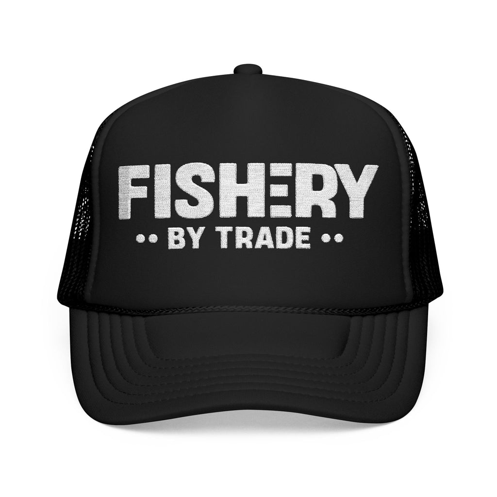Fishery by Trade - Black Trucker Hat
