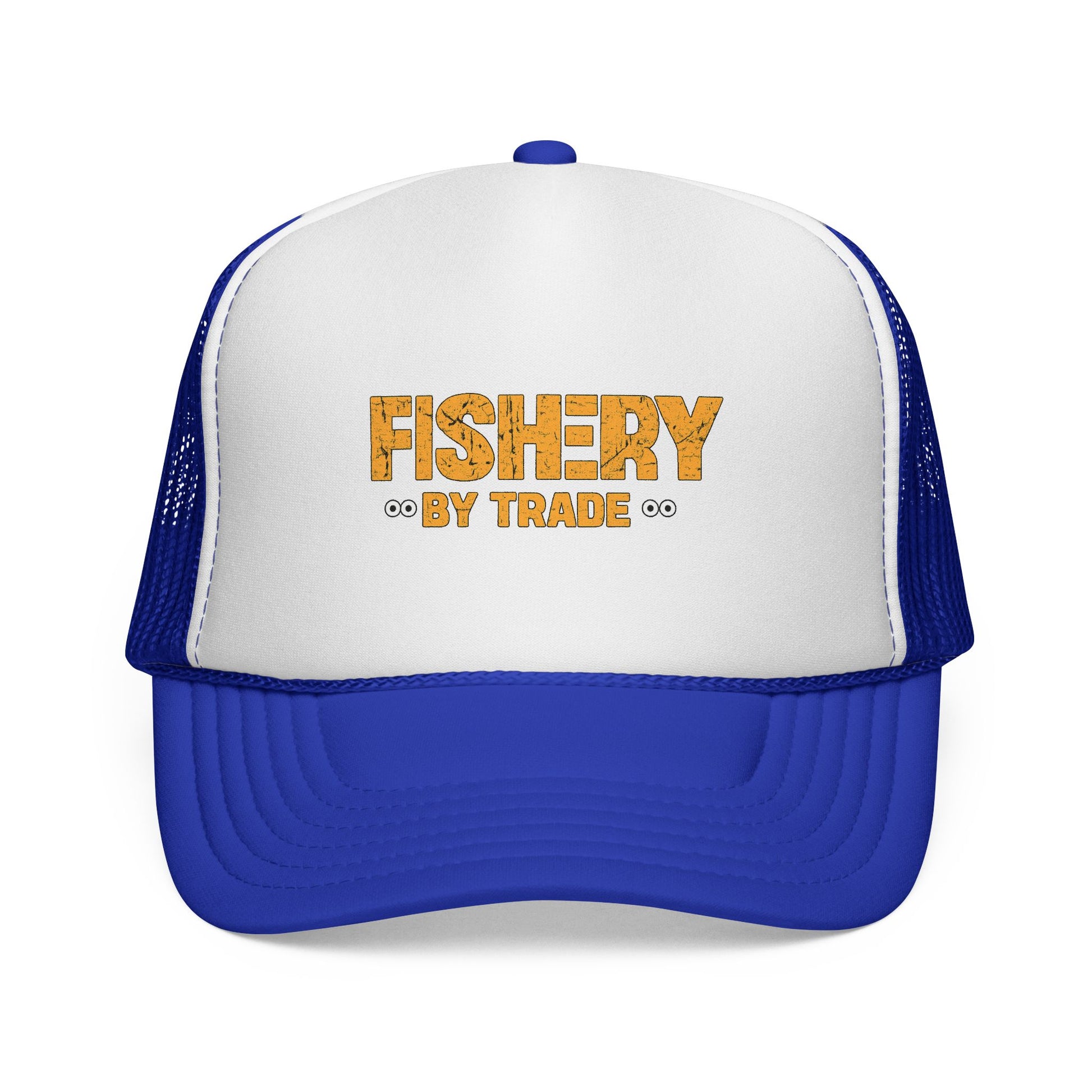Official Fishery By Trade Logo Trucker Hat — Vintage Fishing Logo Cap