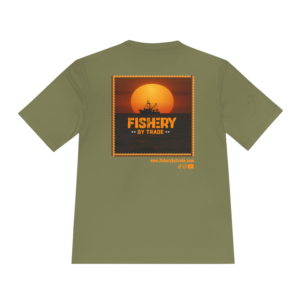 Fishery by Trade - Men's Black Quick Dry T-Shirt